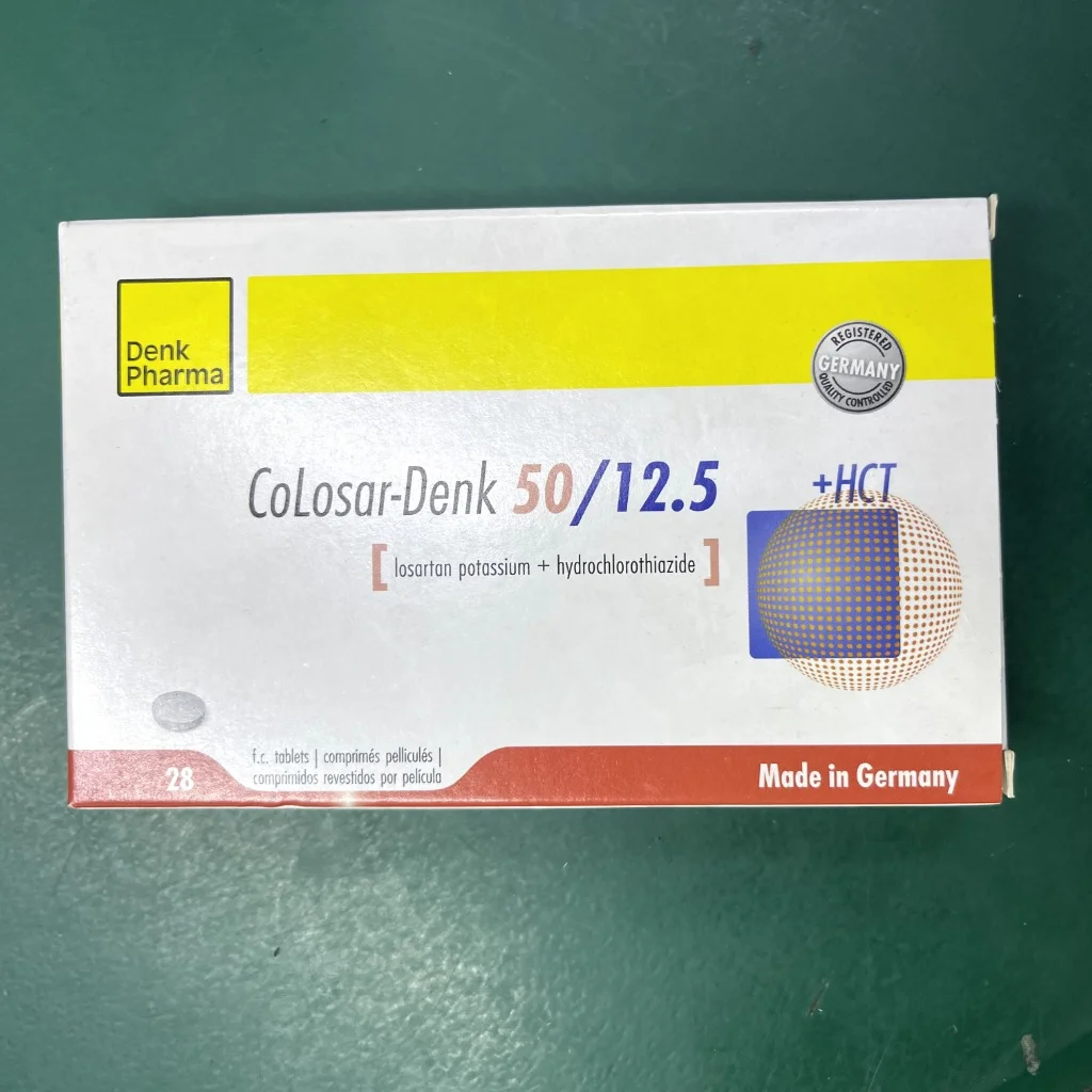 CoLosar-Denk 50/12.5 — available at pharmacies in Cambodia on PharmKulen