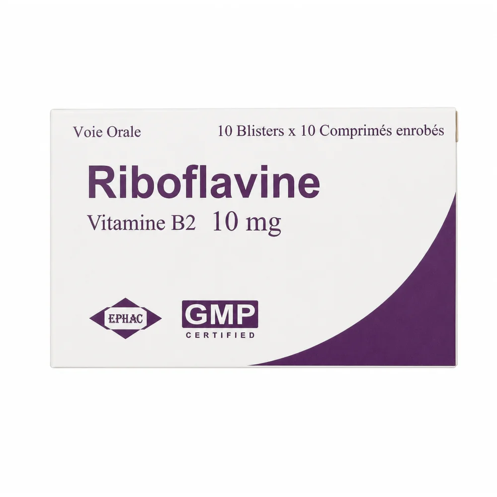Riboflavine — available at pharmacies in Cambodia on PharmKulen