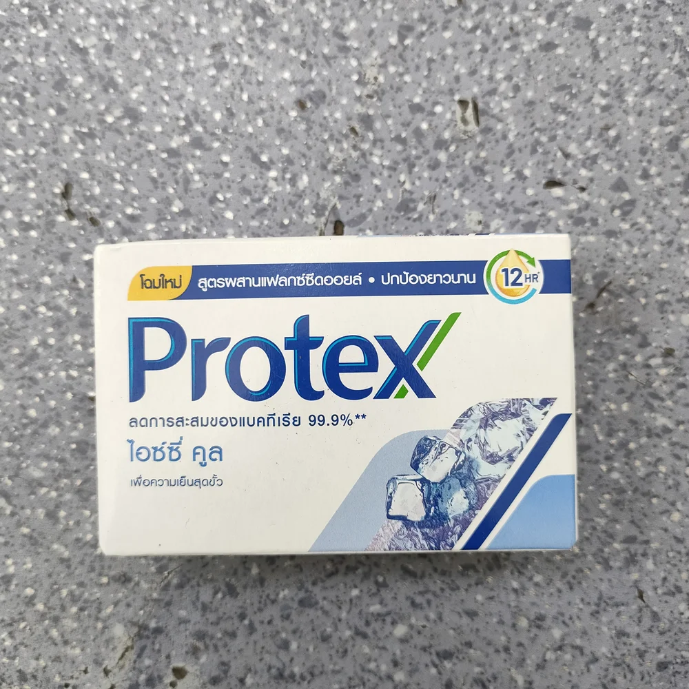 Protex Icy Cool Antibacterial Bar Soap — available at pharmacies in Cambodia on PharmKulen
