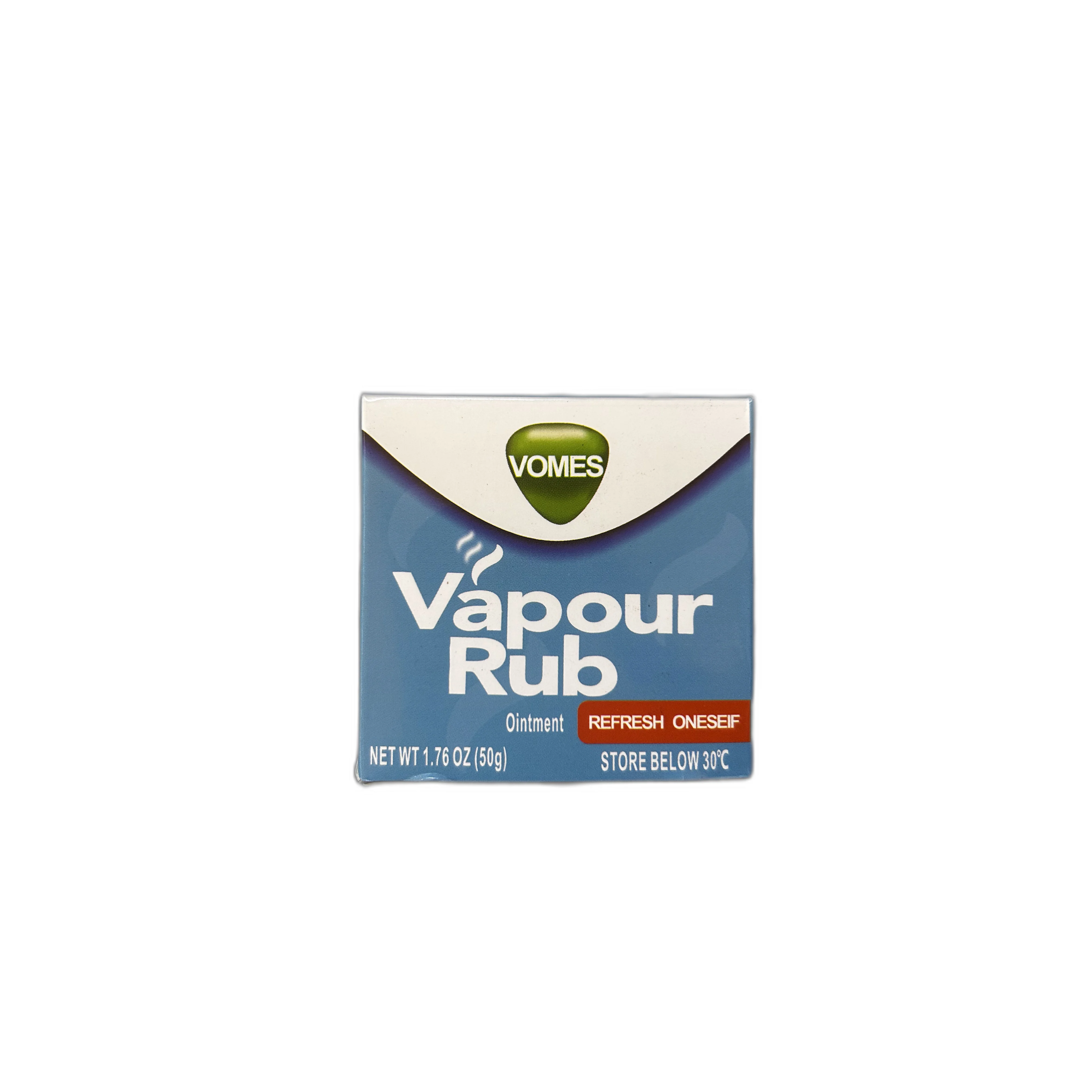 Vomes Vapour Rub Ointment — available at pharmacies in Cambodia on PharmKulen