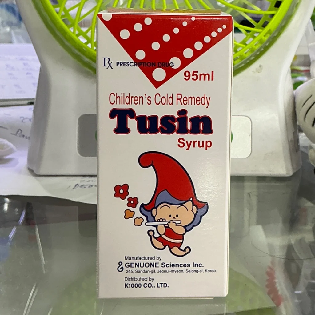Tusin (Syrup) — available at pharmacies in Cambodia on PharmKulen