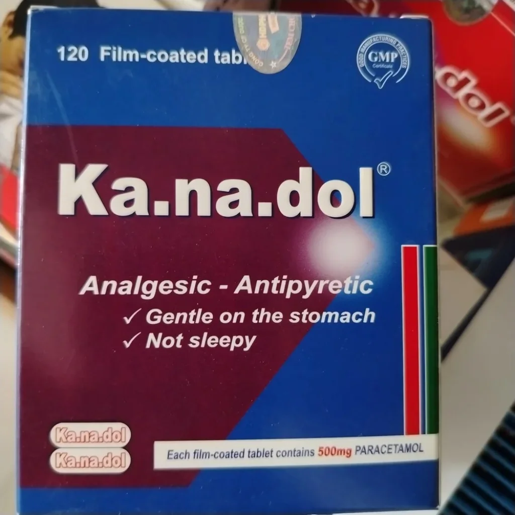 Kanadol — available at pharmacies in Cambodia on PharmKulen