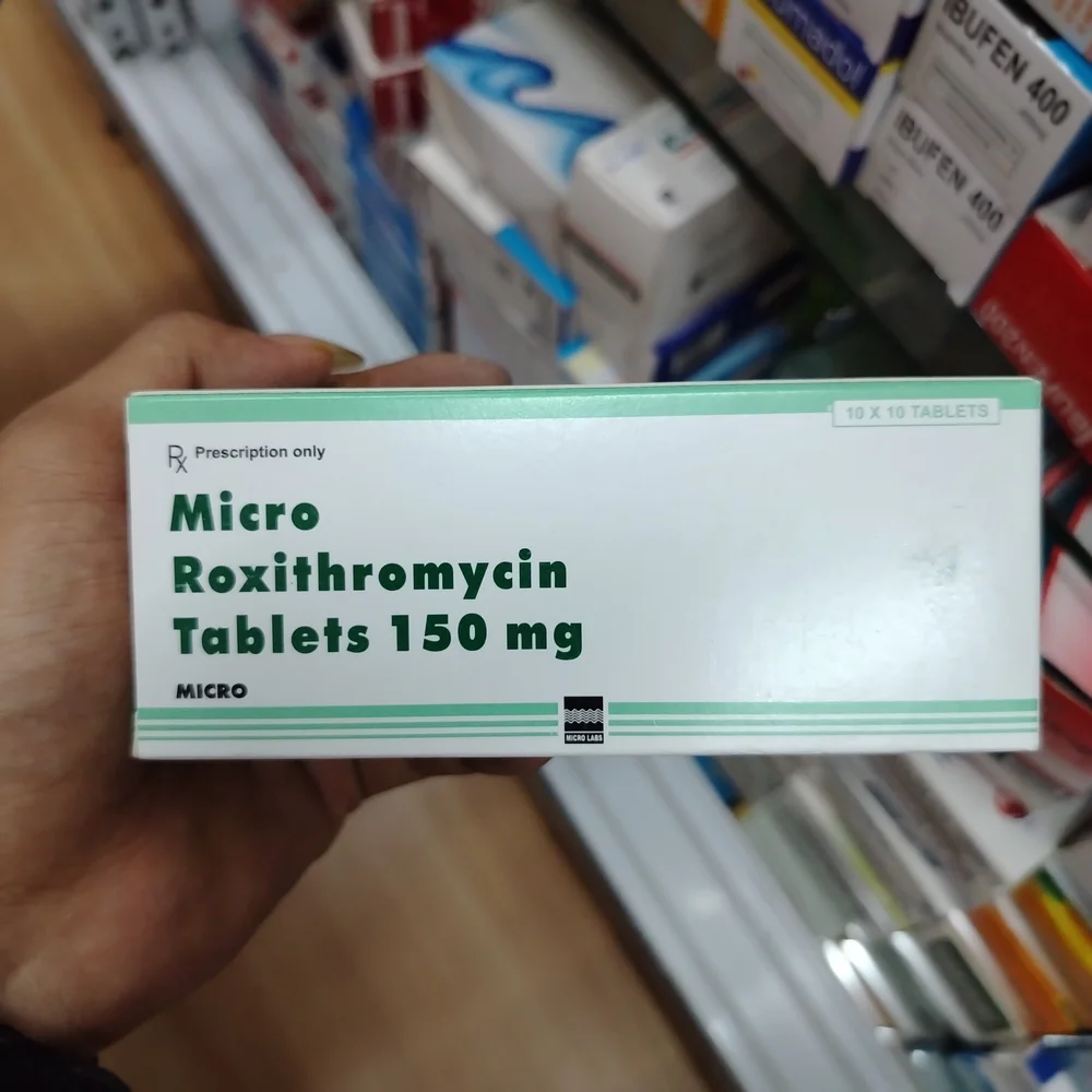 Micro Roxithromycin — available at pharmacies in Cambodia on PharmKulen