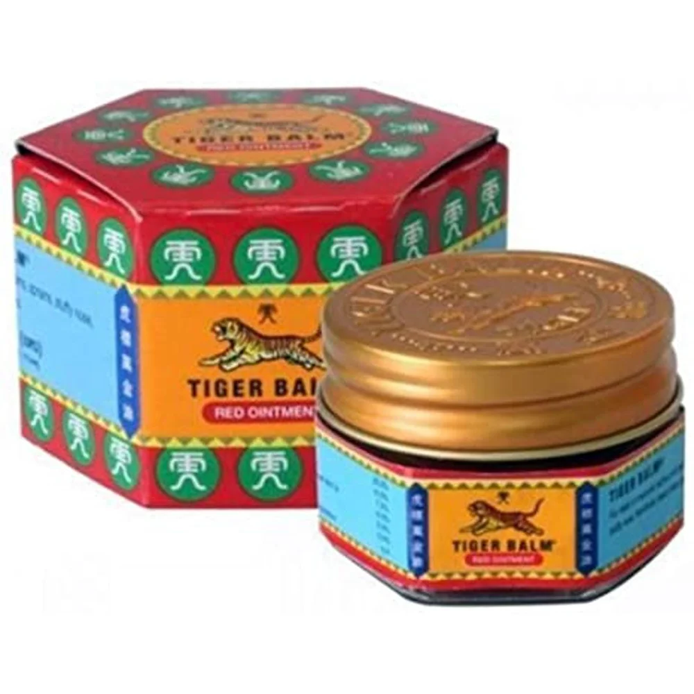 Tiger Balm Red Ointment — available at pharmacies in Cambodia on PharmKulen