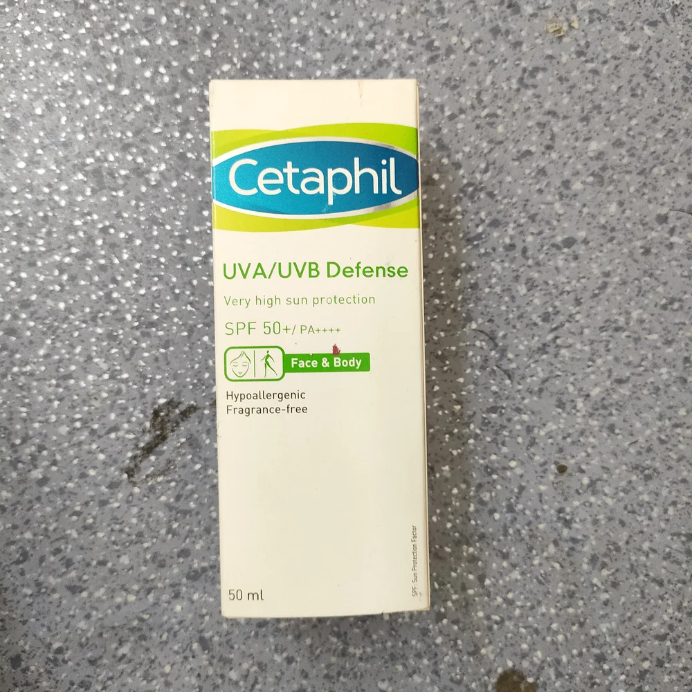 Cetaphil UVA/UVB Defense SPF 50+ PA++++ — available at pharmacies in Cambodia on PharmKulen