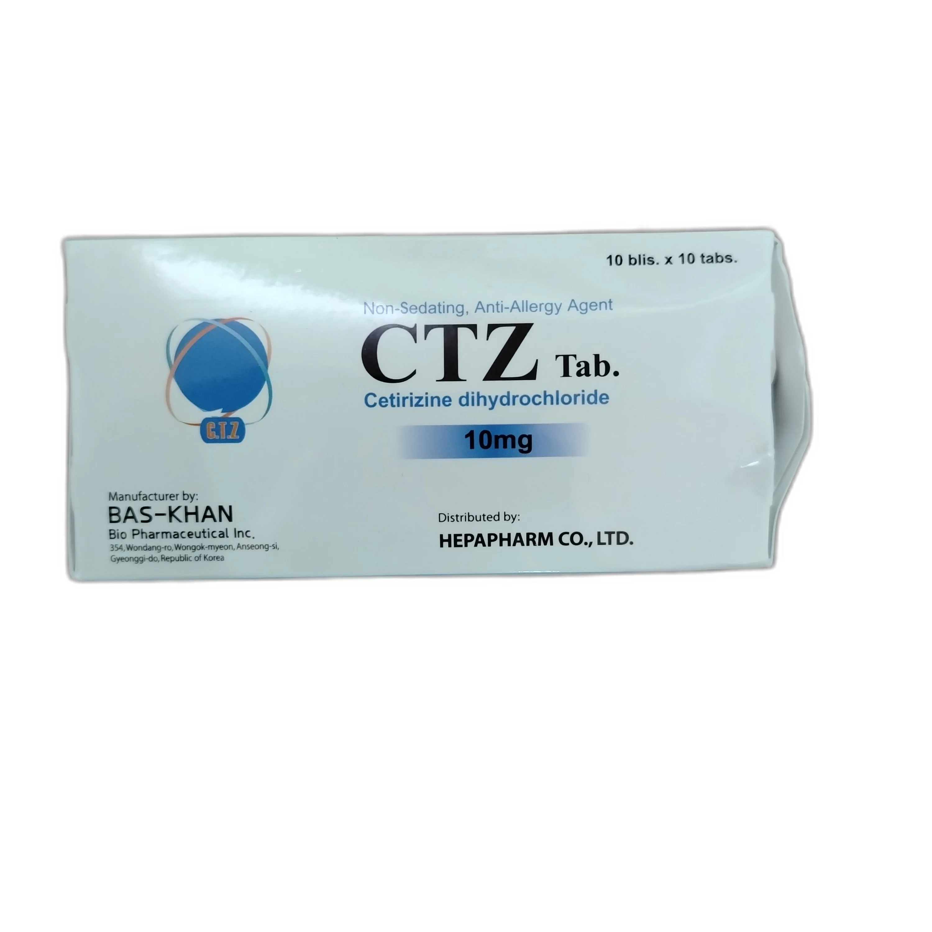 CTZ Tab — available at pharmacies in Cambodia on PharmKulen