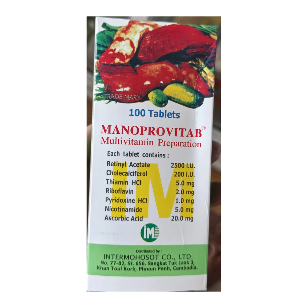Manoprovitab — available at pharmacies in Cambodia on PharmKulen