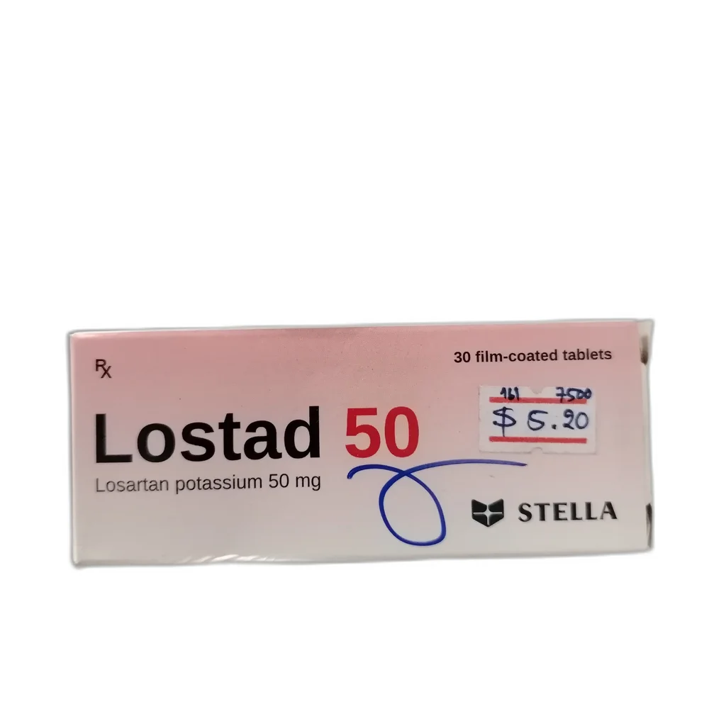 Lostad 50 — available at pharmacies in Cambodia on PharmKulen
