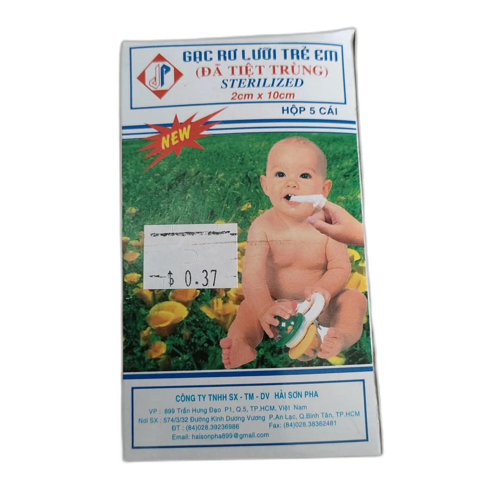 Gạc Rơ Lưỡi Trẻ Em — available at pharmacies in Cambodia on PharmKulen