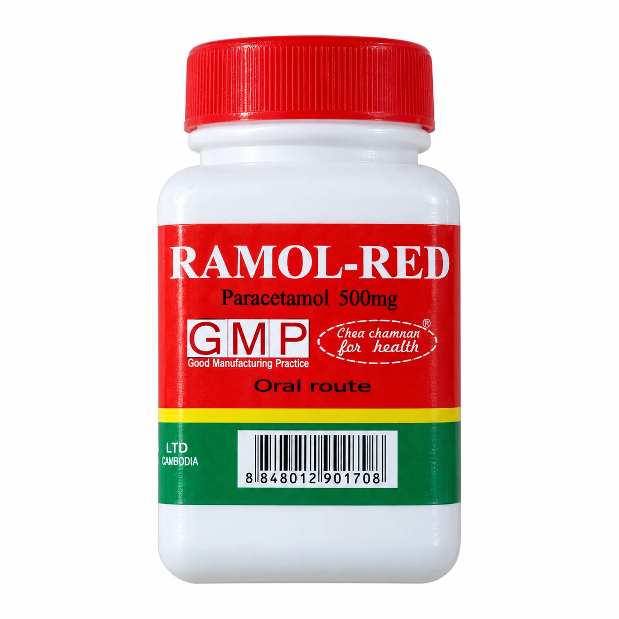 RAMOL-RED — available at pharmacies in Cambodia on PharmKulen