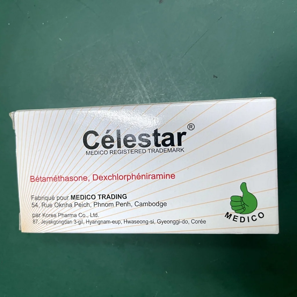 Celestar — available at pharmacies in Cambodia on PharmKulen