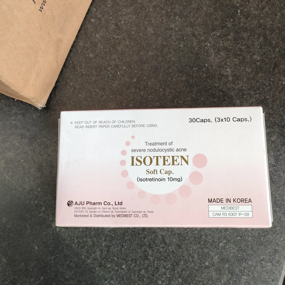 Isoteen — available at pharmacies in Cambodia on PharmKulen