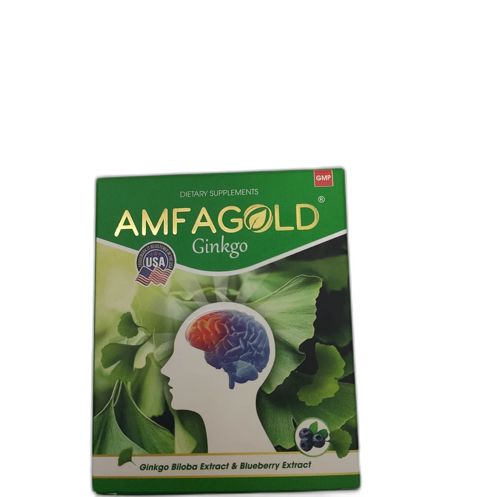 Amfagold Ginkgo — available at pharmacies in Cambodia on PharmKulen