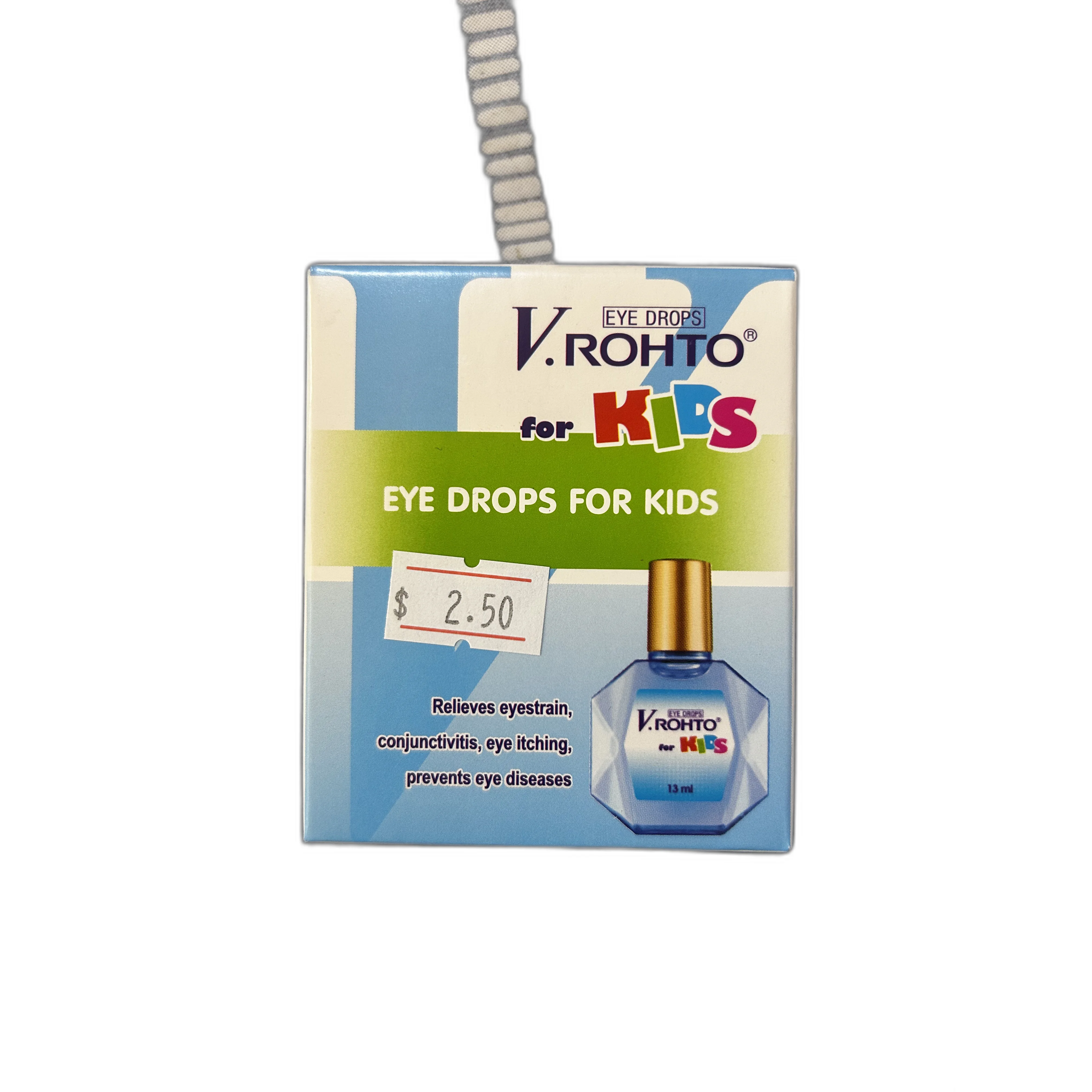 V.Rohto for Kids eye drops — available at pharmacies in Cambodia on PharmKulen