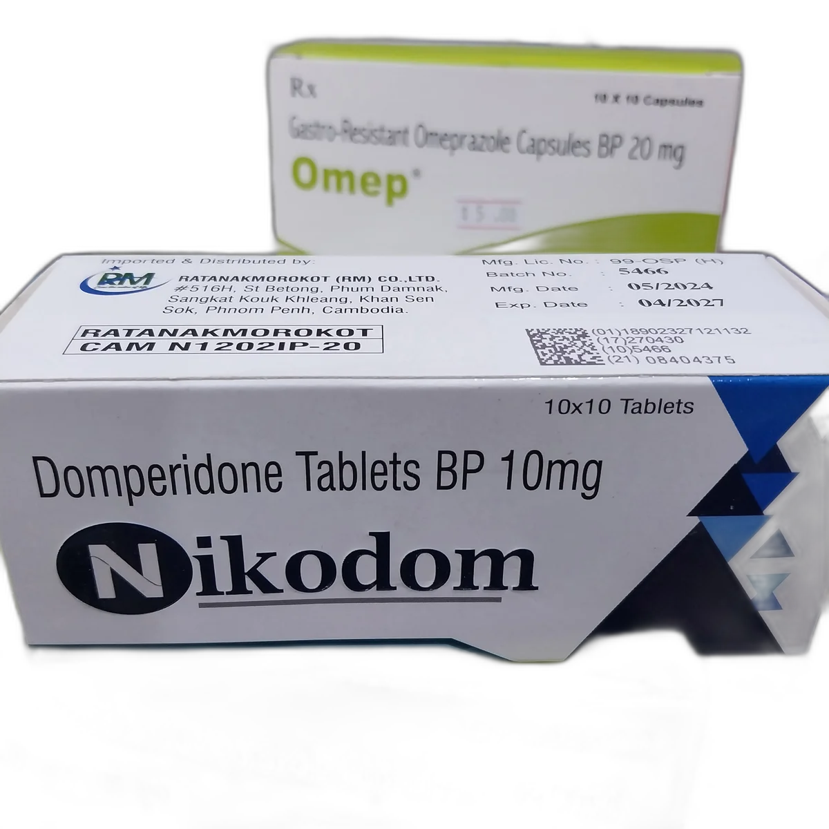 Nikodom — available at pharmacies in Cambodia on PharmKulen