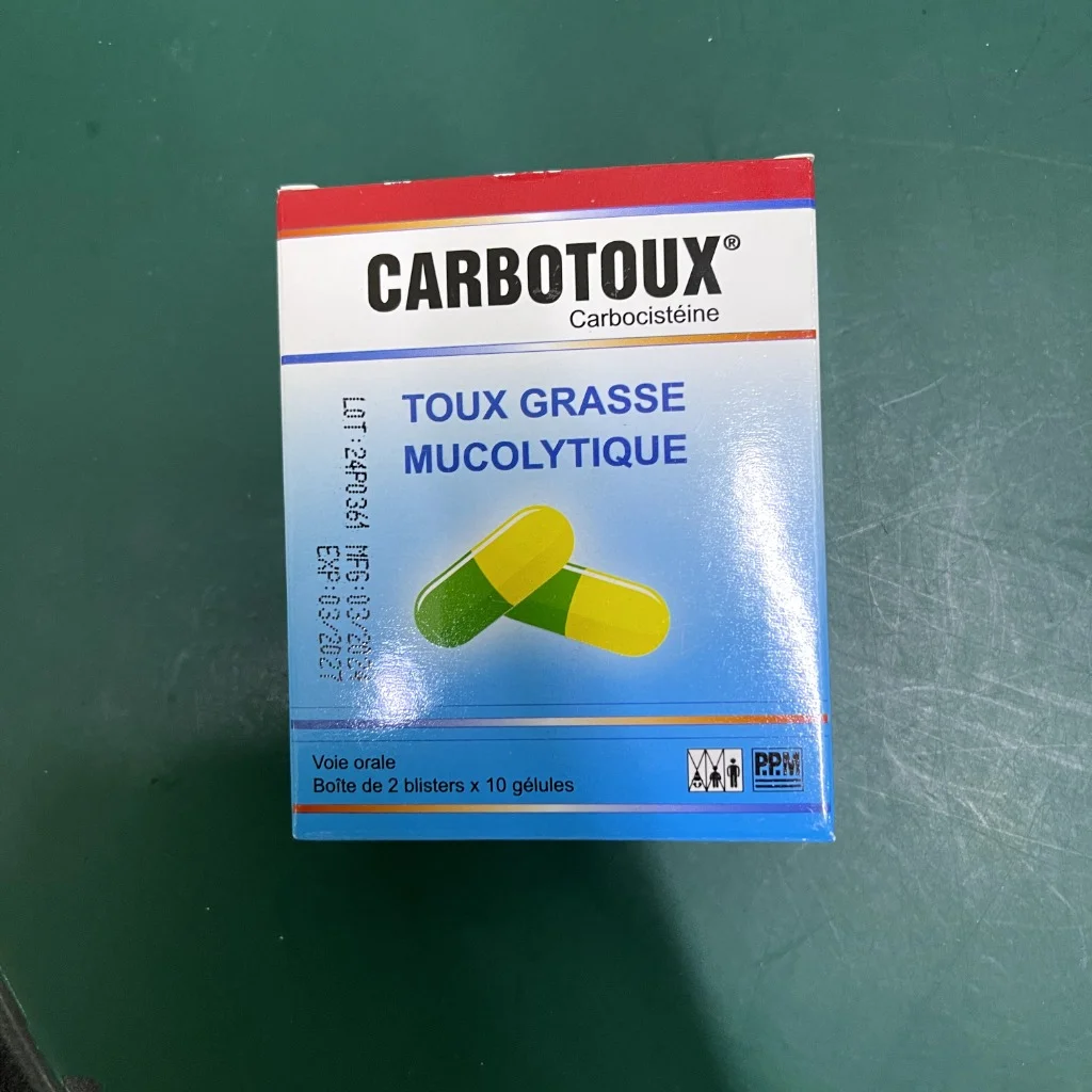 Carbotoux — available at pharmacies in Cambodia on PharmKulen