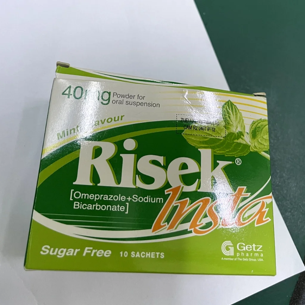 Risek Insta — available at pharmacies in Cambodia on PharmKulen