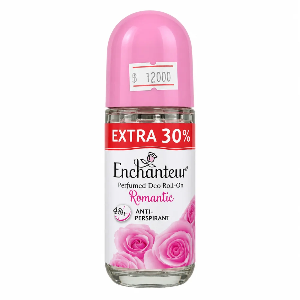 Enchanteur Romantic Perfumed Deo Roll-On — available at pharmacies in Cambodia on PharmKulen
