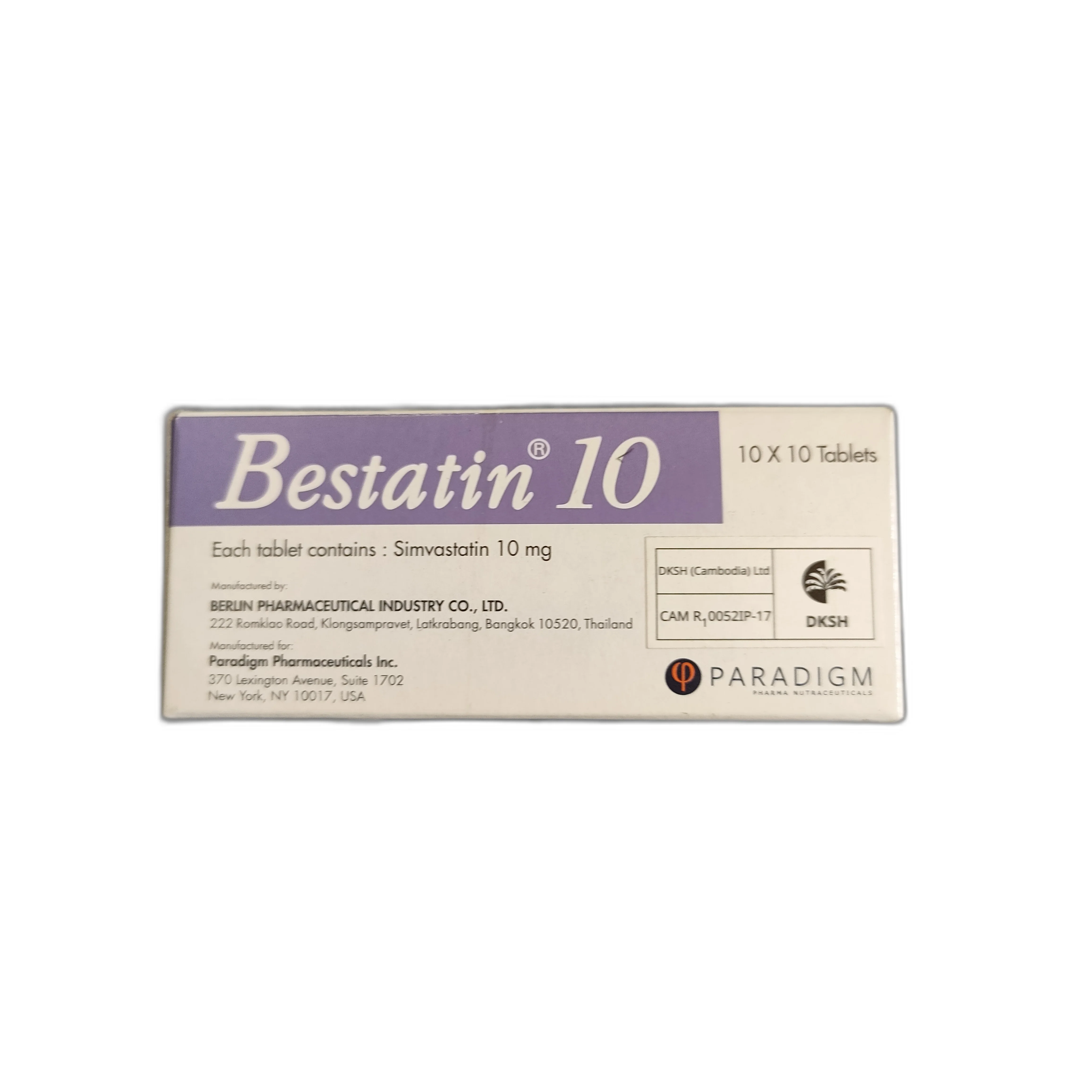 Bestatin 10 — available at pharmacies in Cambodia on PharmKulen
