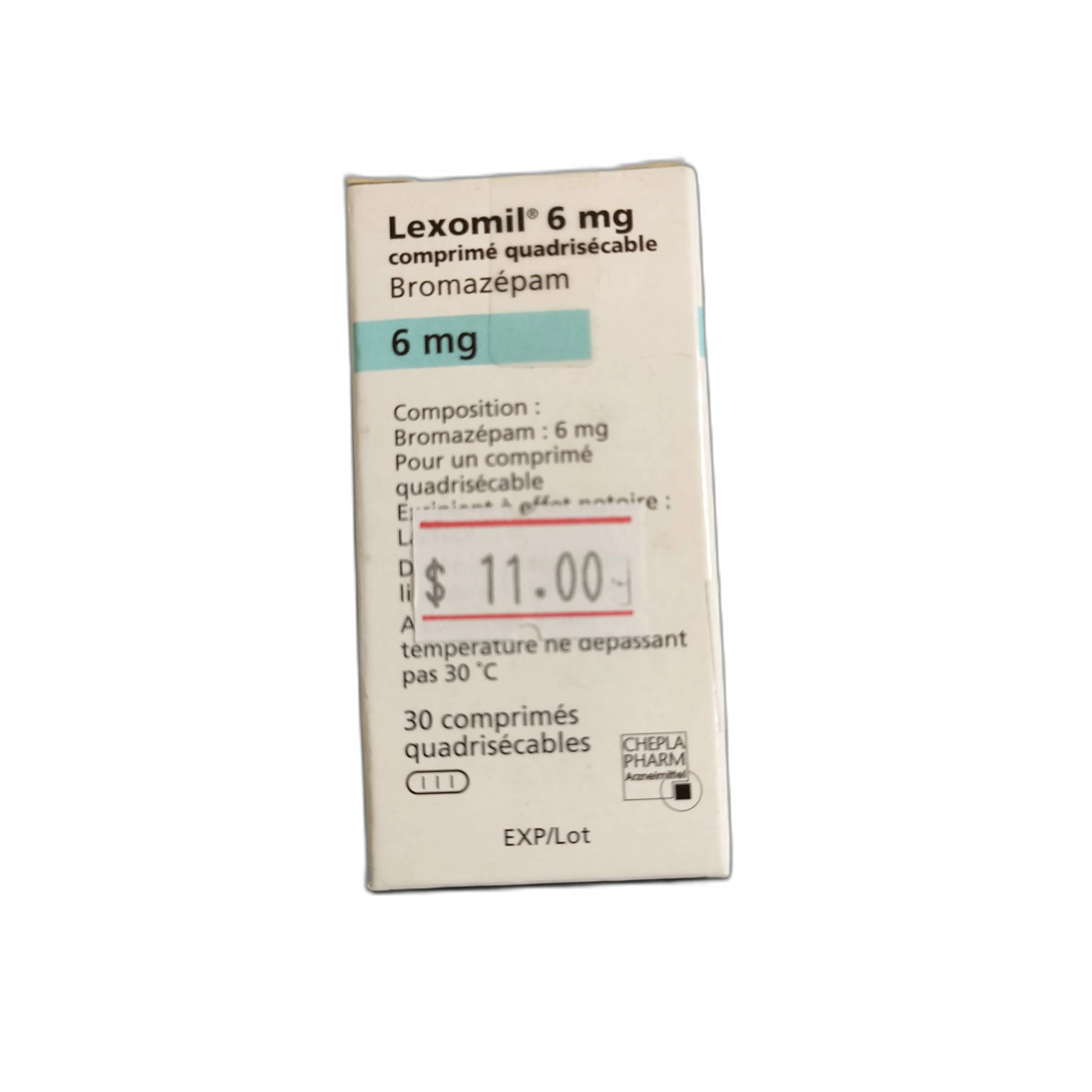 Lexomil — available at pharmacies in Cambodia on PharmKulen
