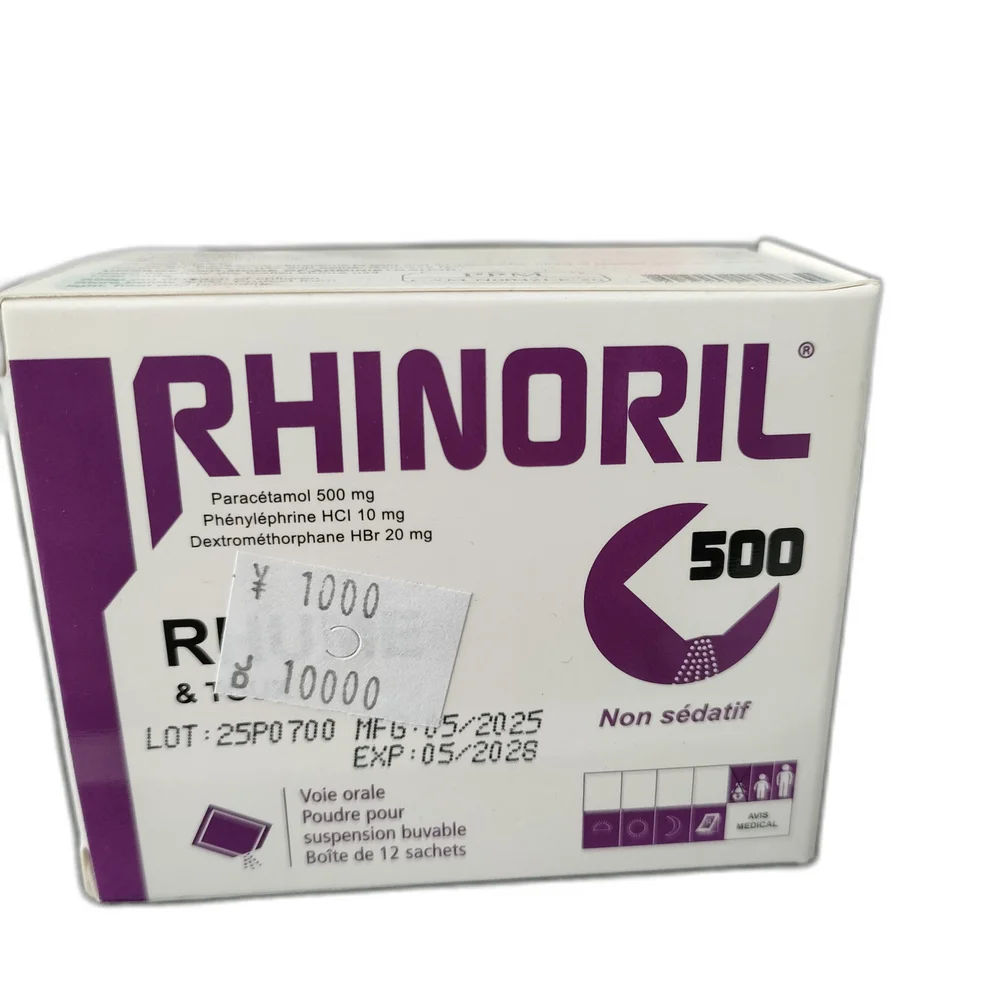 Rhinoril — available at pharmacies in Cambodia on PharmKulen