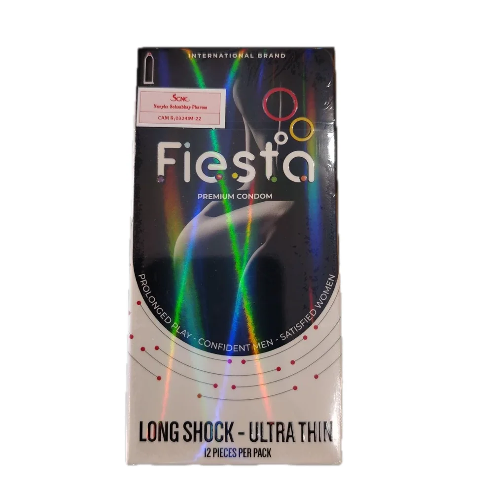 Fiesta Long Shock Ultra Thin — available at pharmacies in Cambodia on PharmKulen