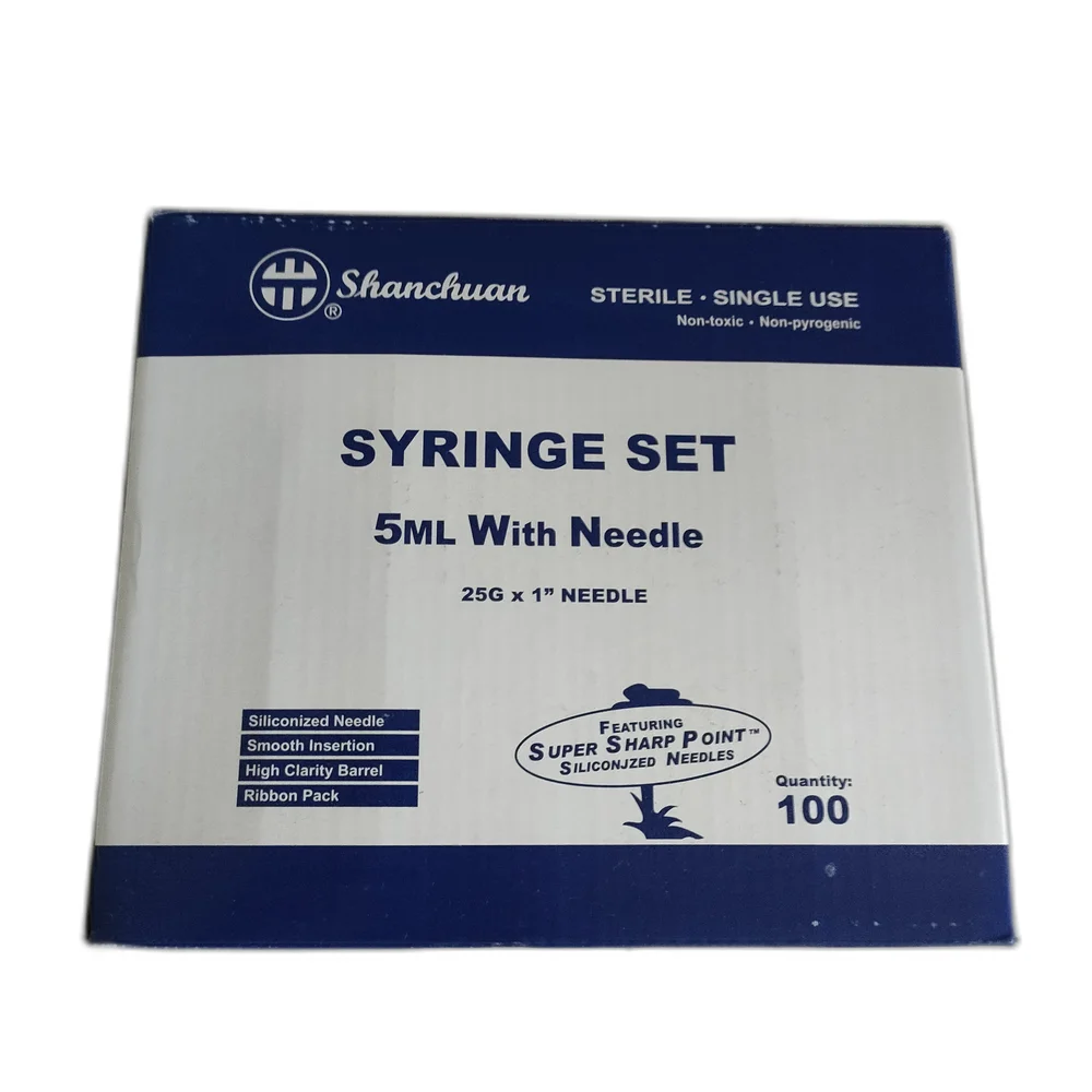Shanchuan Syringe Set — available at pharmacies in Cambodia on PharmKulen