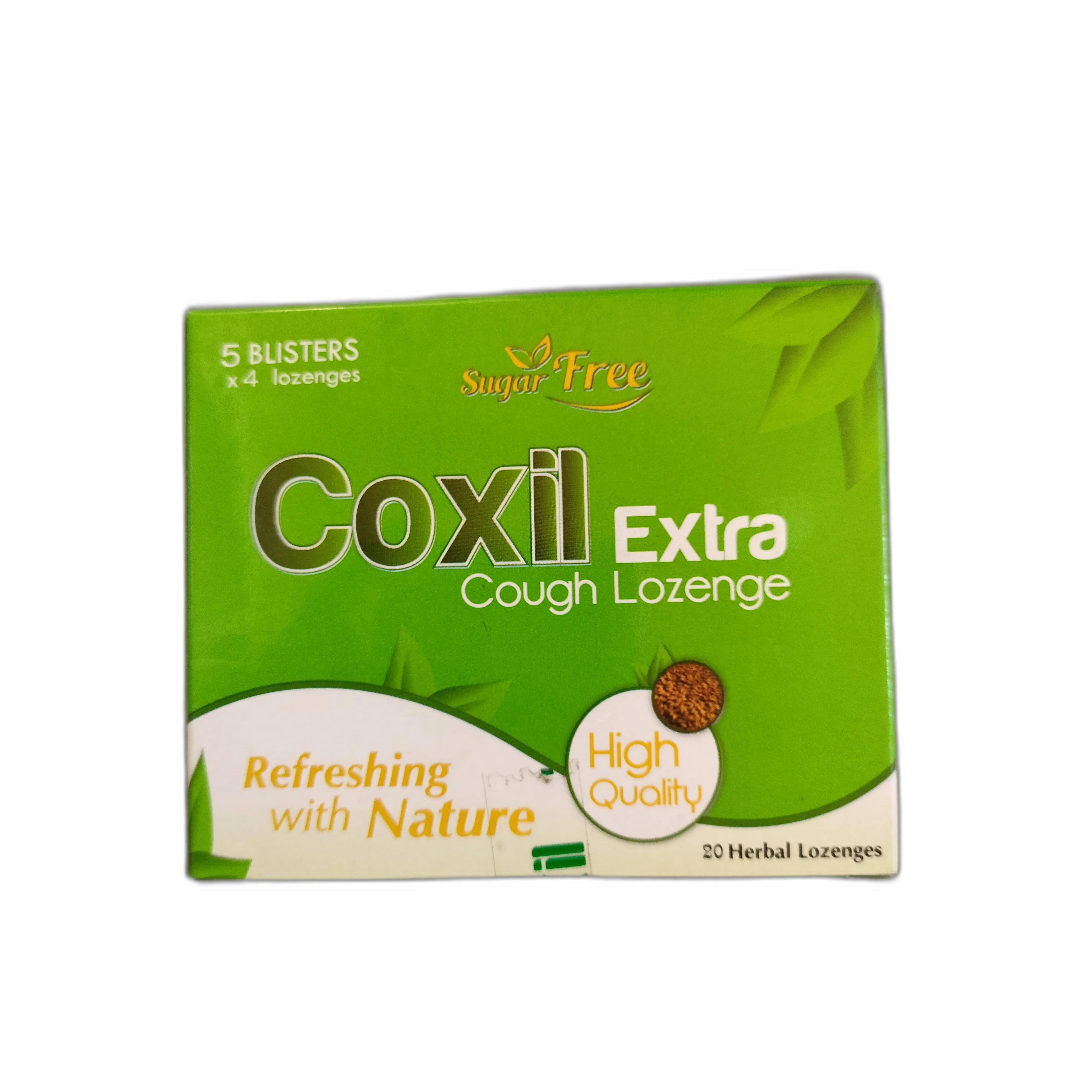 Coxil Extra Cough Lozenges — available at pharmacies in Cambodia on PharmKulen