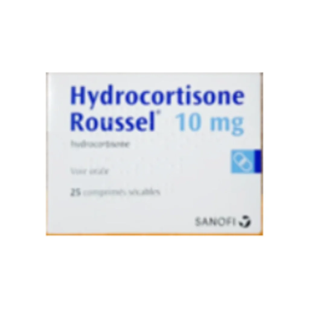 Hydrocortisone Roussel 10mg = Vegacort 10mg Tablet — available at pharmacies in Cambodia on PharmKulen