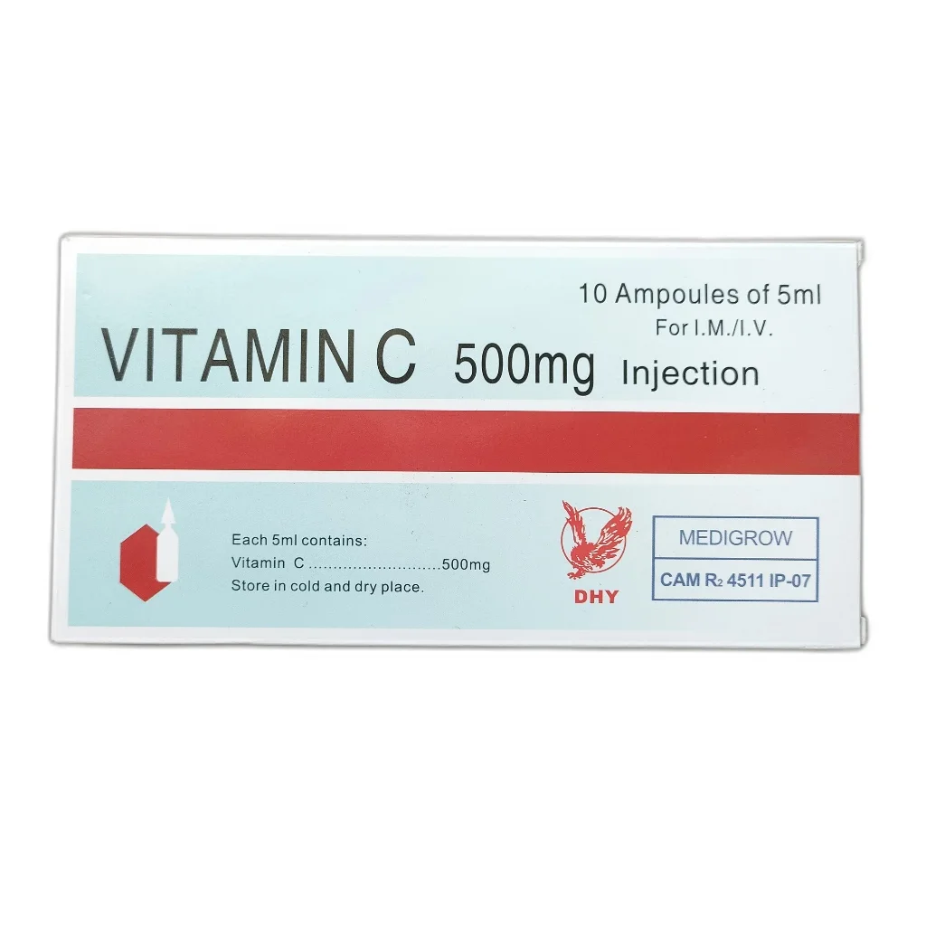 Vitamin C Injection — available at pharmacies in Cambodia on PharmKulen