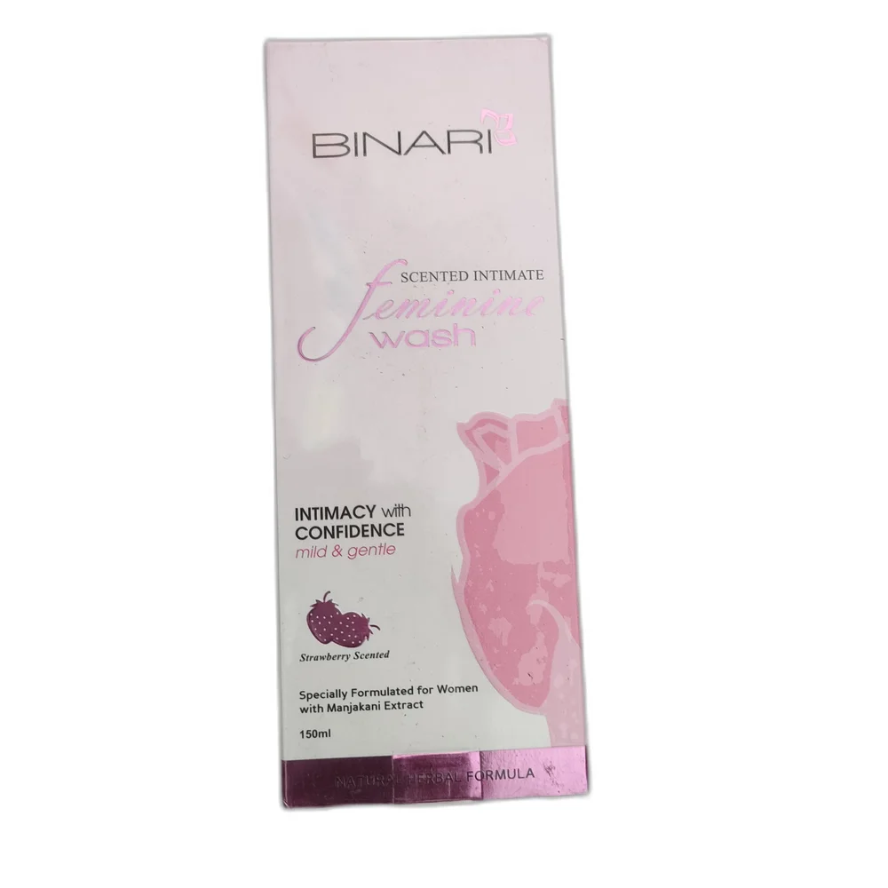 Binari Scented Intimate Feminine Wash — available at pharmacies in Cambodia on PharmKulen