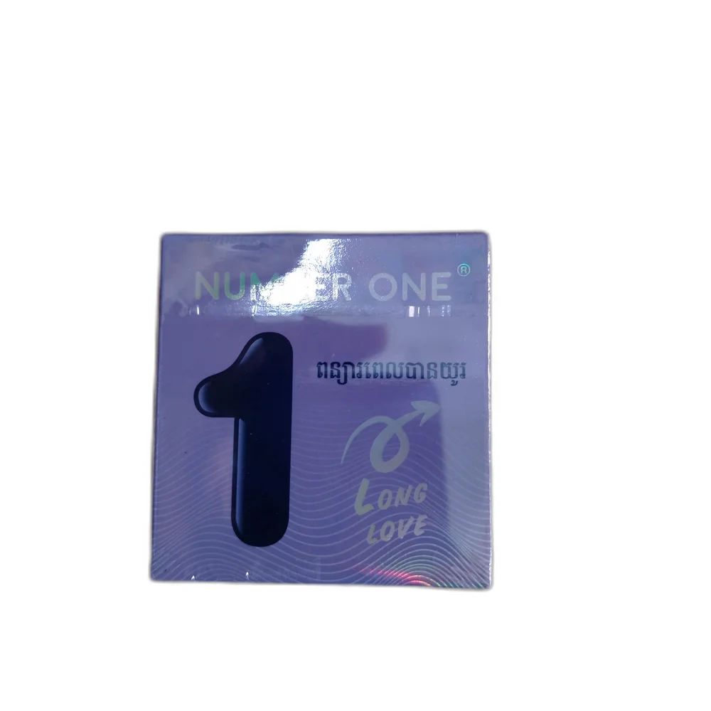 Number One Long Love Condoms — available at pharmacies in Cambodia on PharmKulen