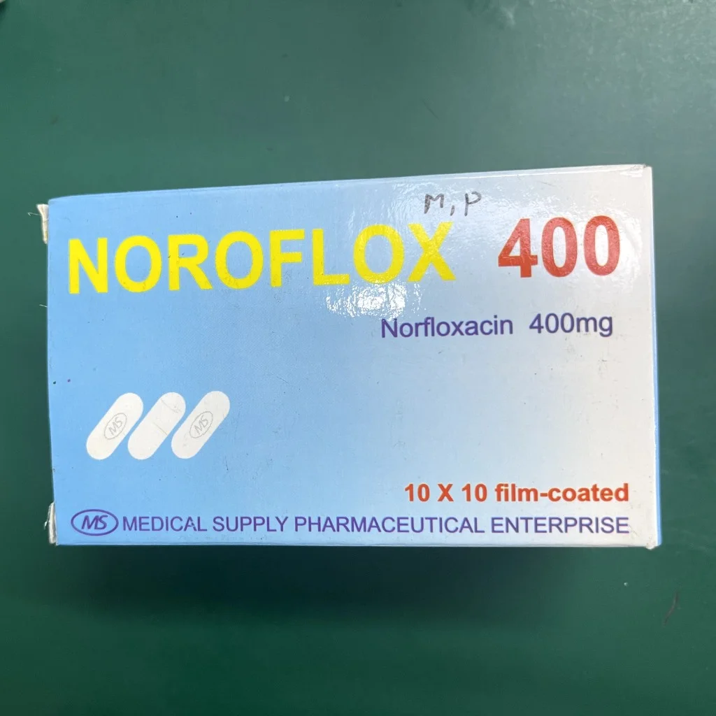 Noroflox 400 — available at pharmacies in Cambodia on PharmKulen