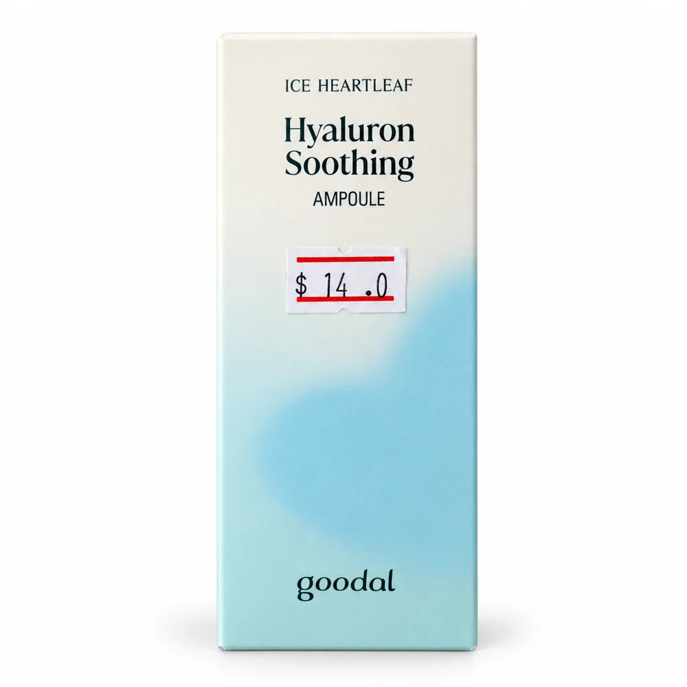 goodal Ice Heartleaf Hyaluron Soothing Ampoule — available at pharmacies in Cambodia on PharmKulen
