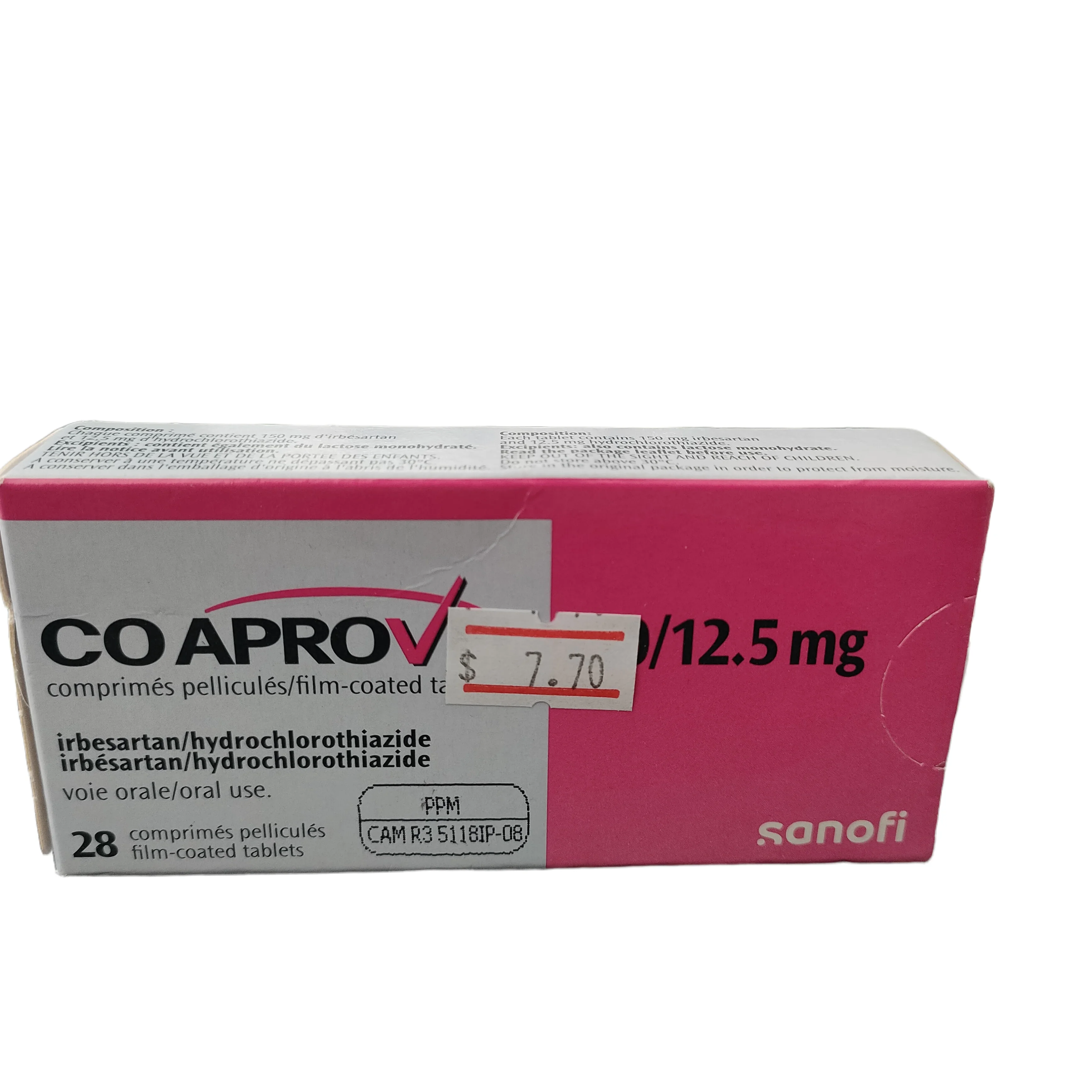 CoAprovel — available at pharmacies in Cambodia on PharmKulen