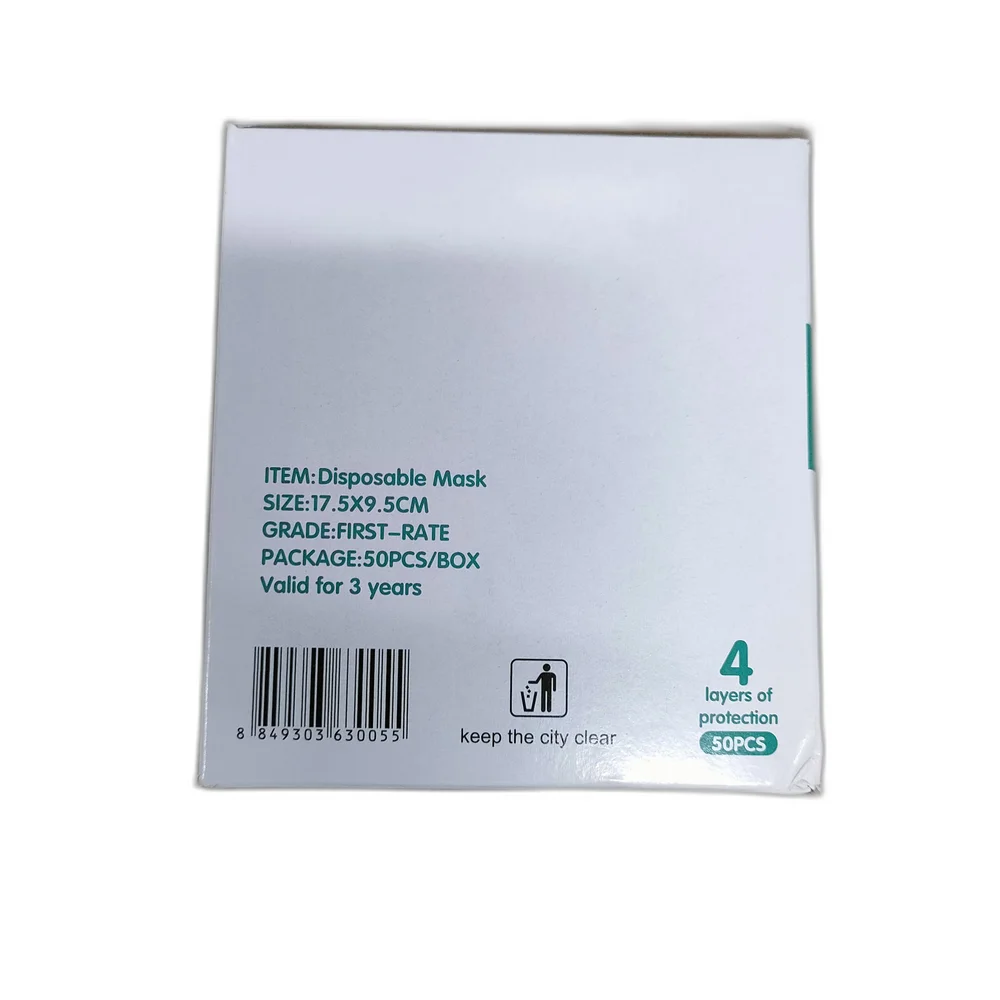 BCF Disposable Mask 4-Layer — available at pharmacies in Cambodia on PharmKulen