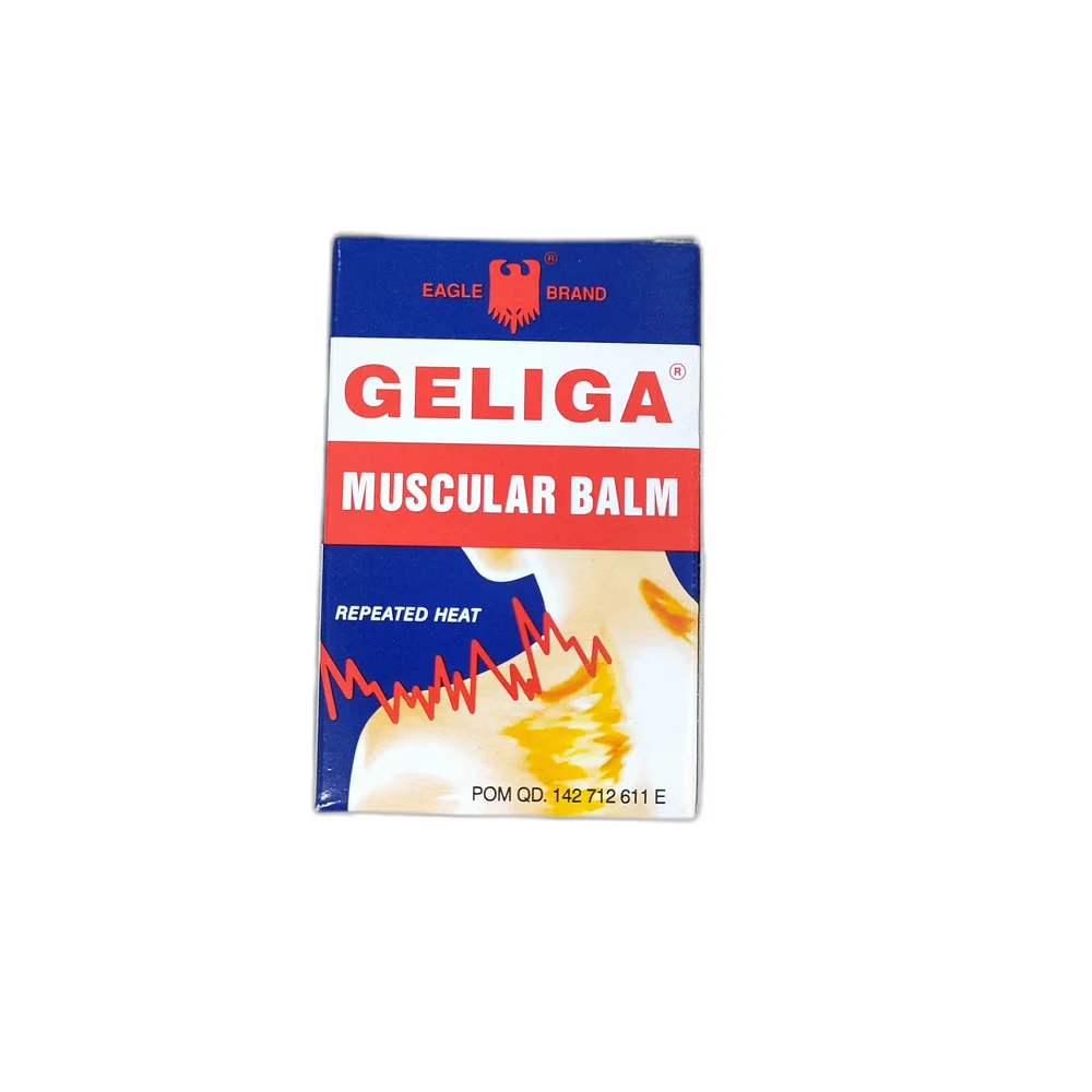 Geliga Muscular Balm — available at pharmacies in Cambodia on PharmKulen