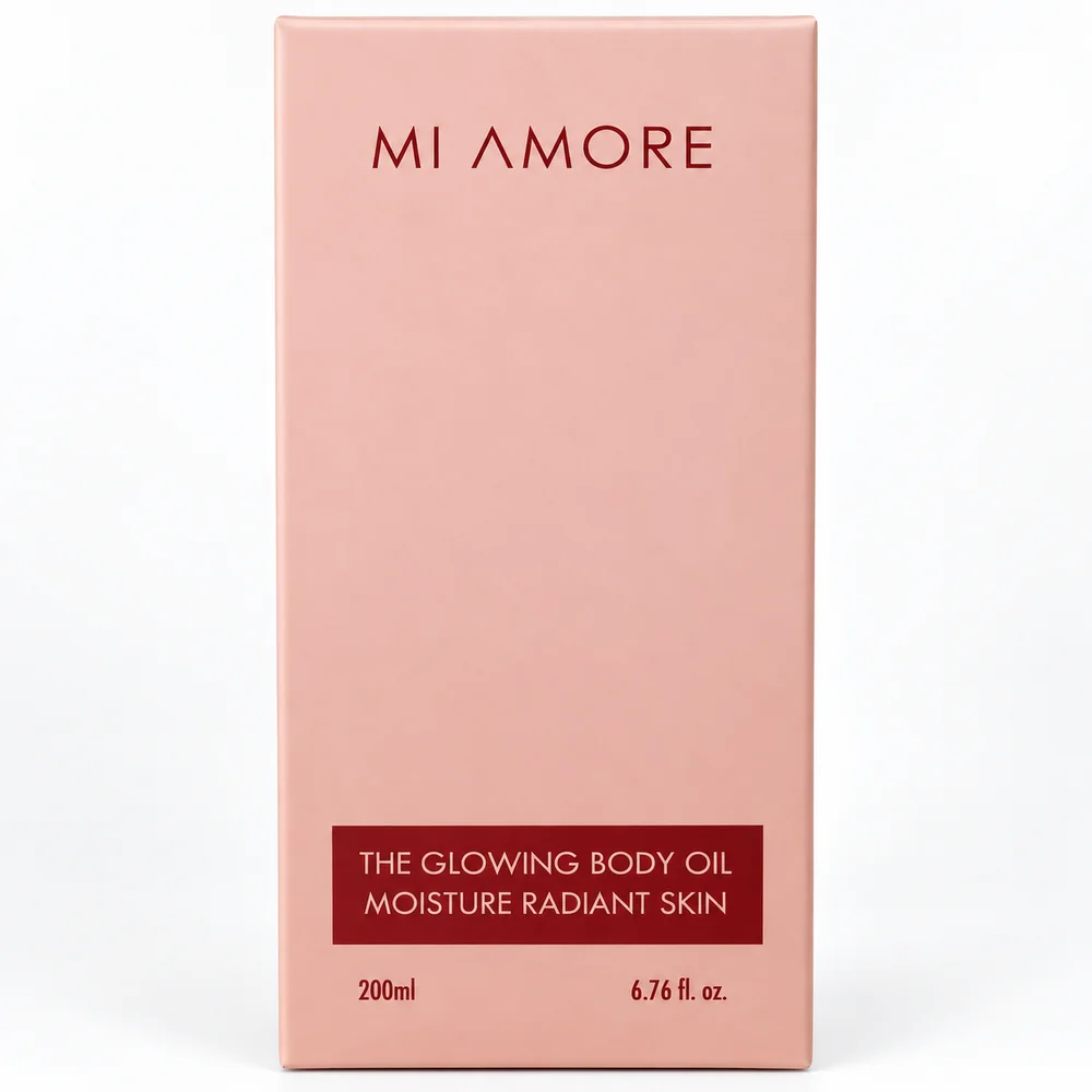 Mi Amore The Glowing Body Oil — available at pharmacies in Cambodia on PharmKulen