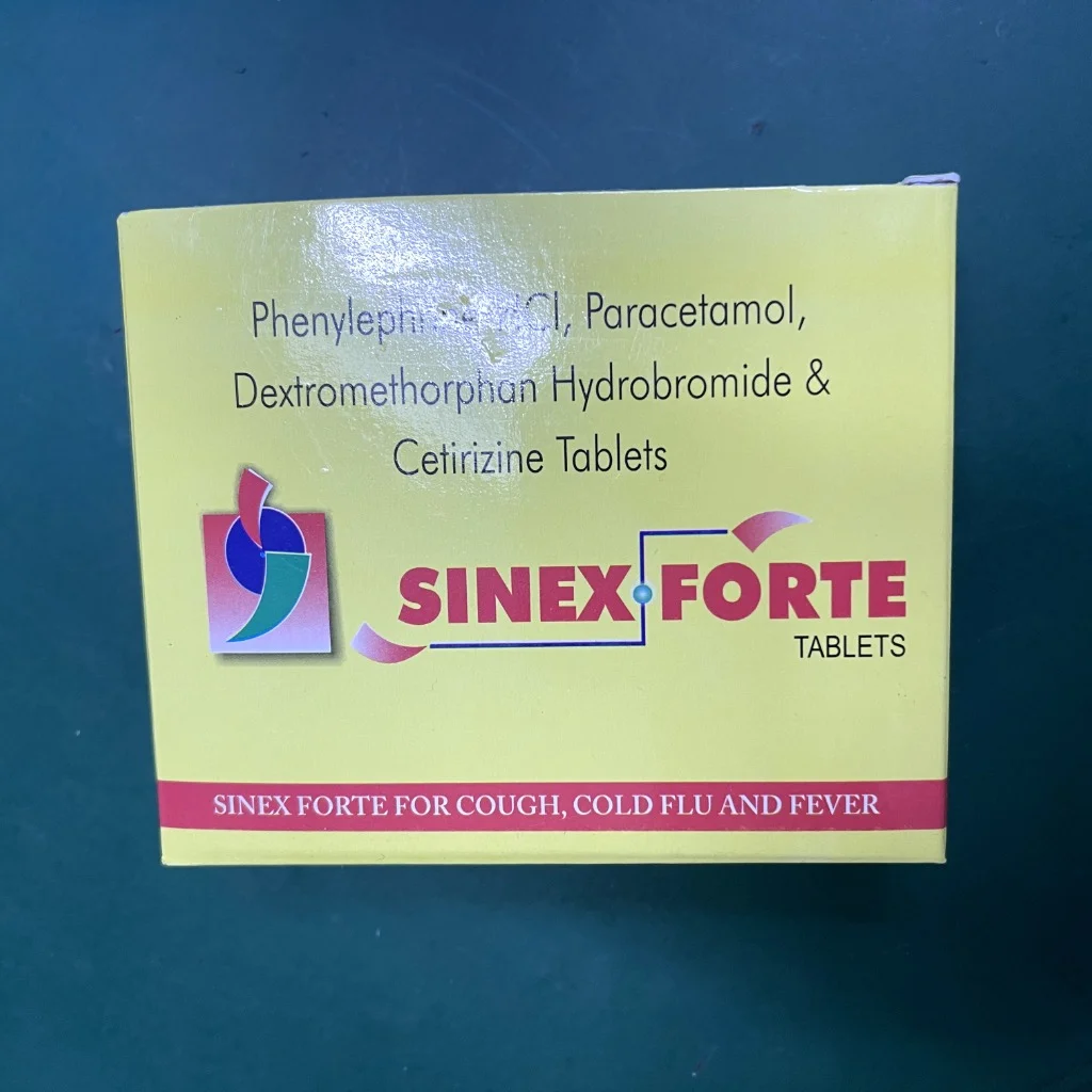Sinex Forte — available at pharmacies in Cambodia on PharmKulen
