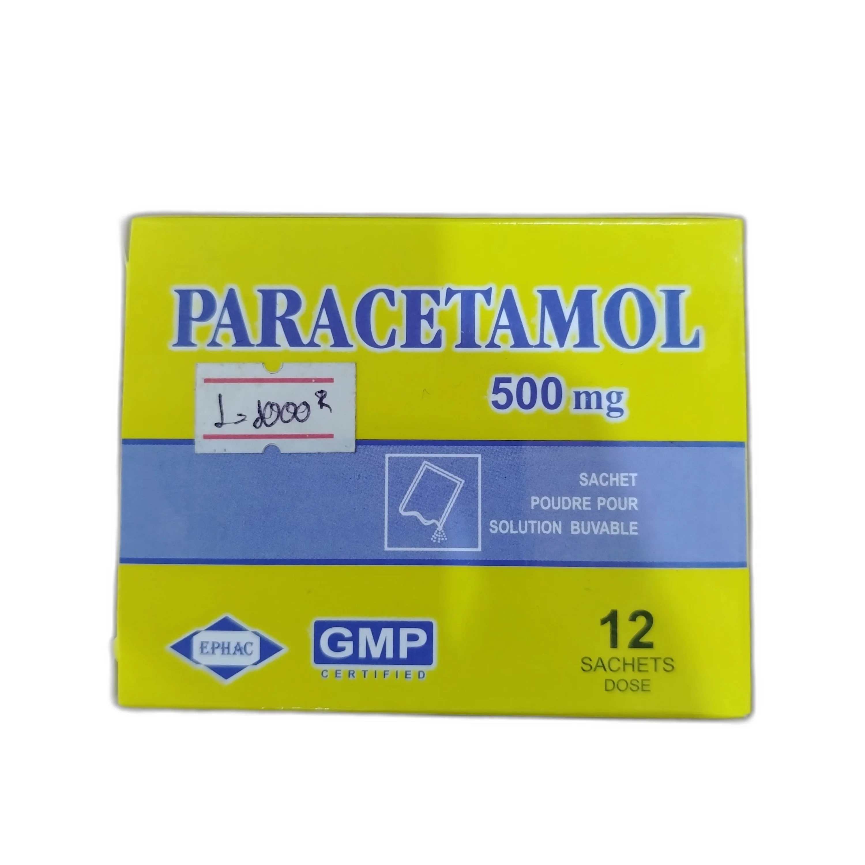 Paracetamol EPHAC — available at pharmacies in Cambodia on PharmKulen