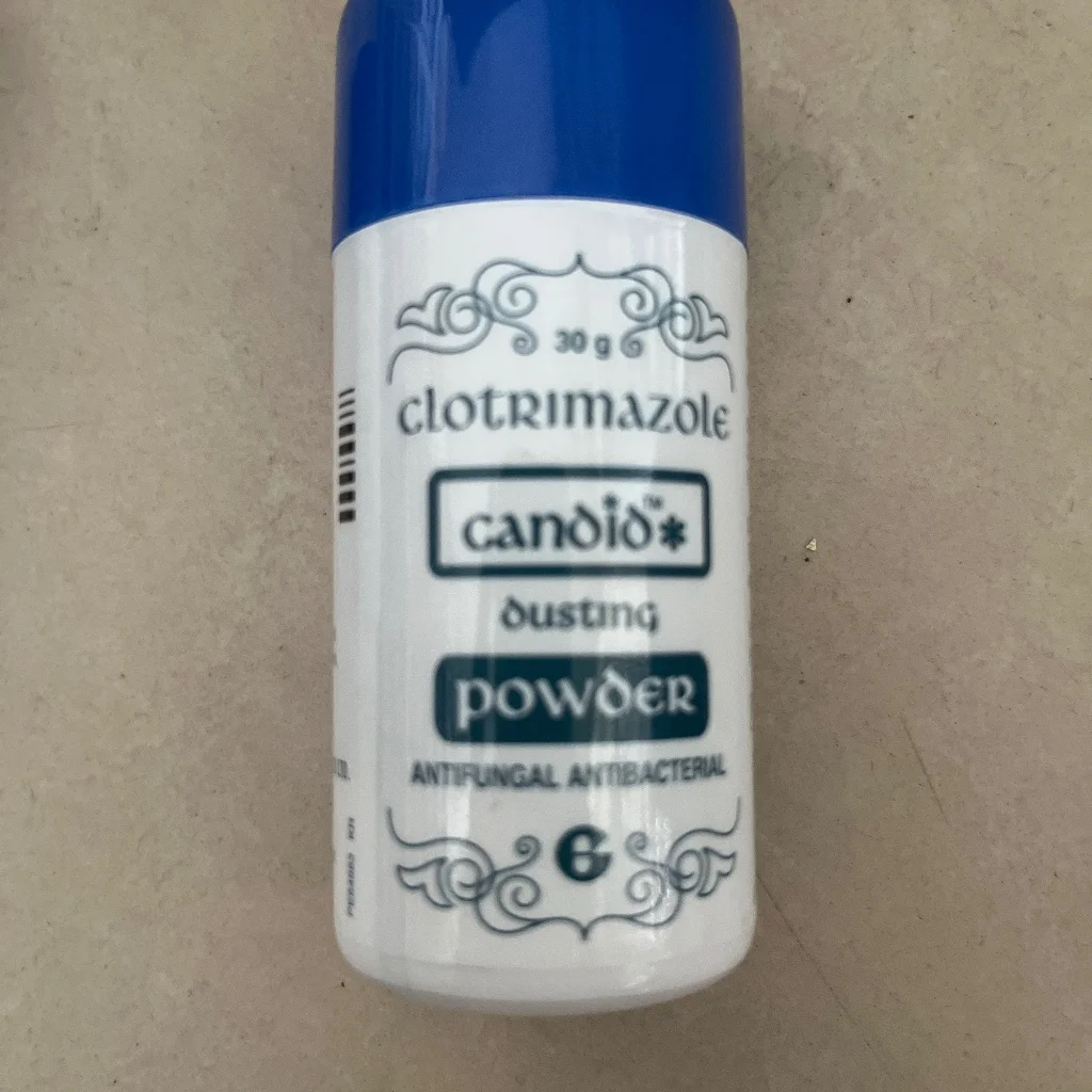 Candid powder — available at pharmacies in Cambodia on PharmKulen