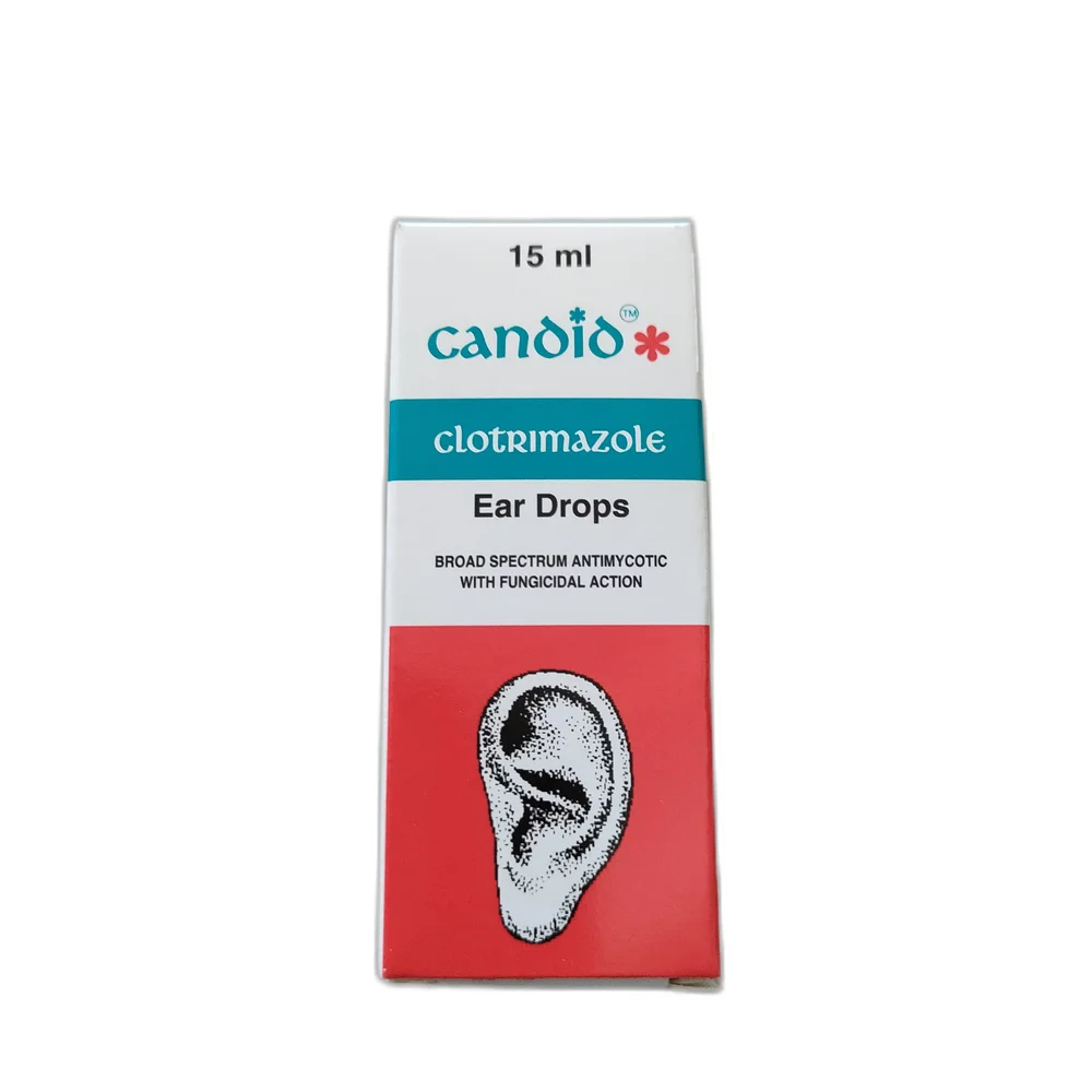 Candid Ear Drops — available at pharmacies in Cambodia on PharmKulen