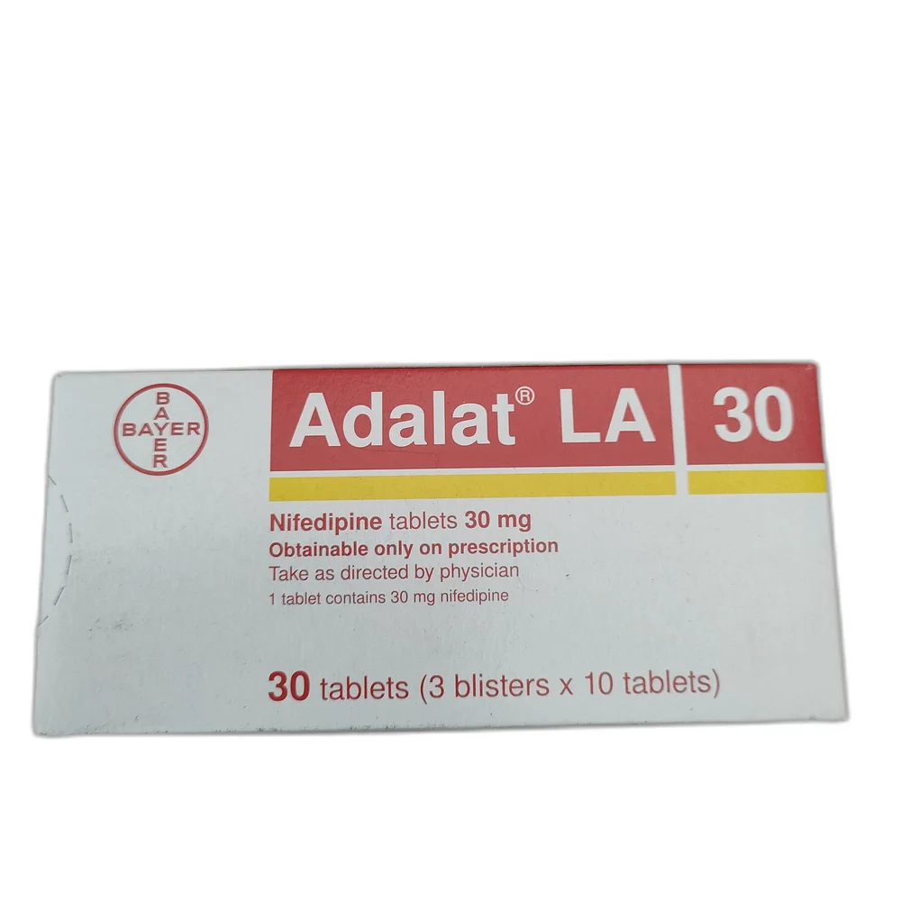 Adalat LA 30 — available at pharmacies in Cambodia on PharmKulen