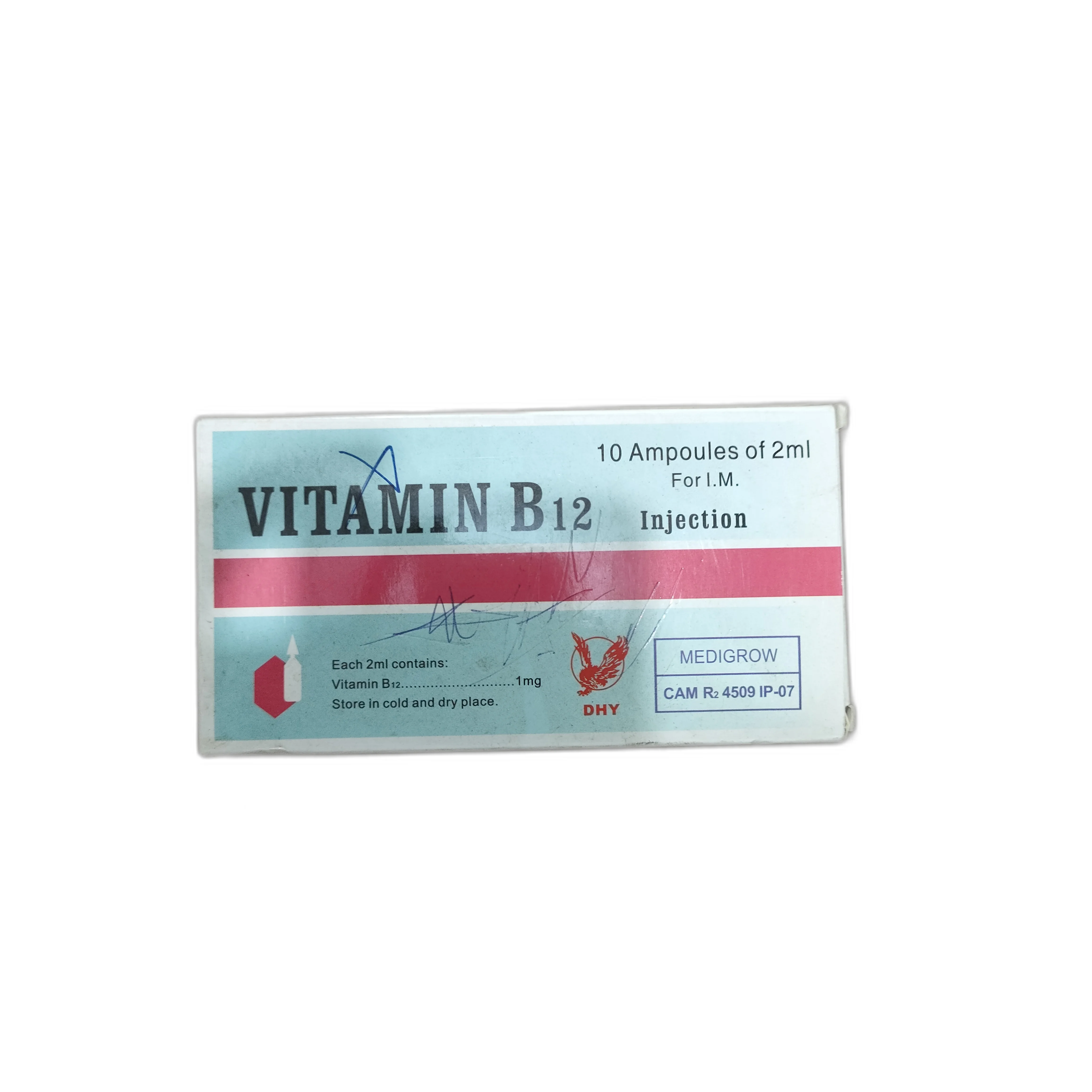 Vitamin B12 Injection — available at pharmacies in Cambodia on PharmKulen