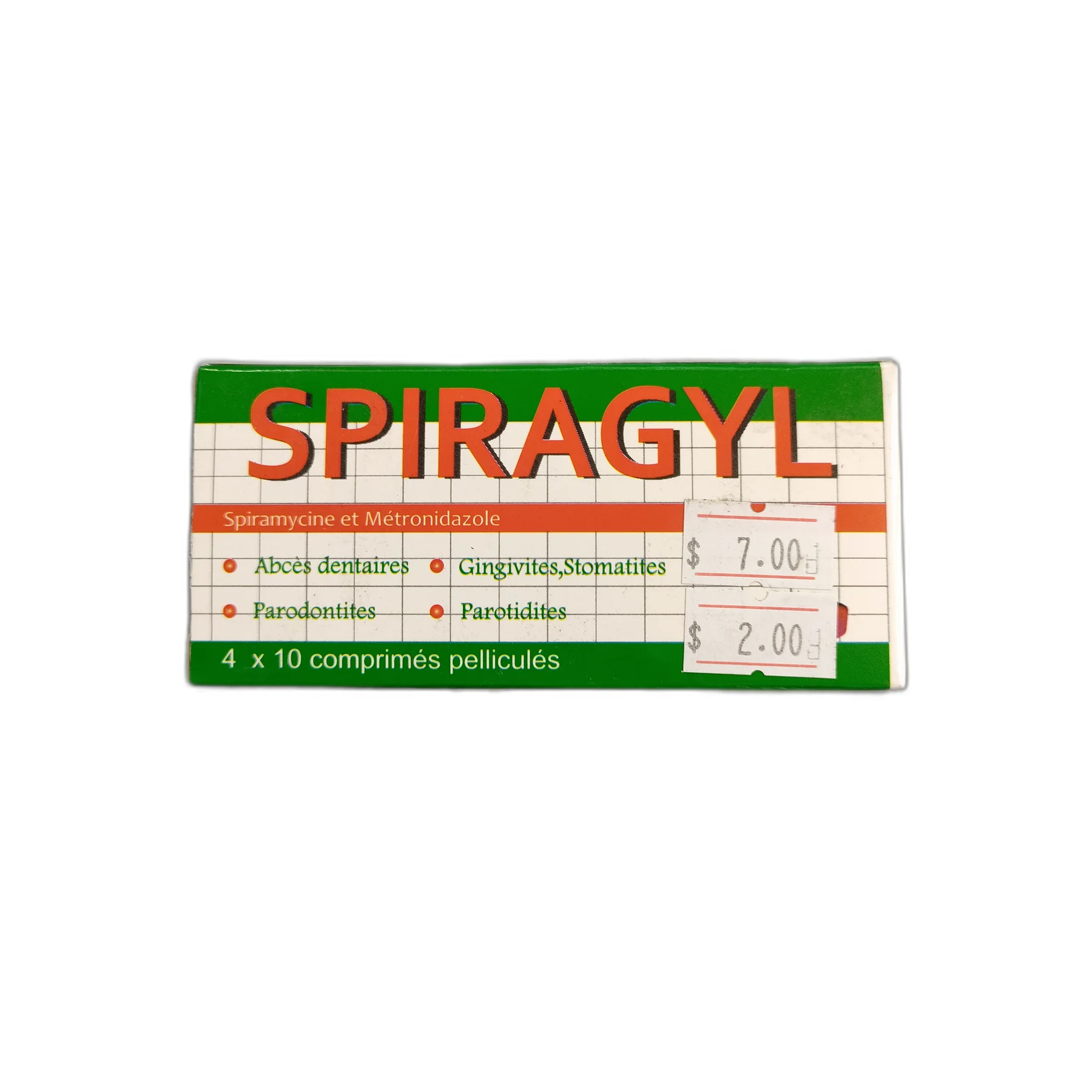 Spiragyl — available at pharmacies in Cambodia on PharmKulen