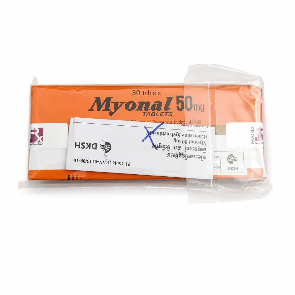 Myonal — available at pharmacies in Cambodia on PharmKulen