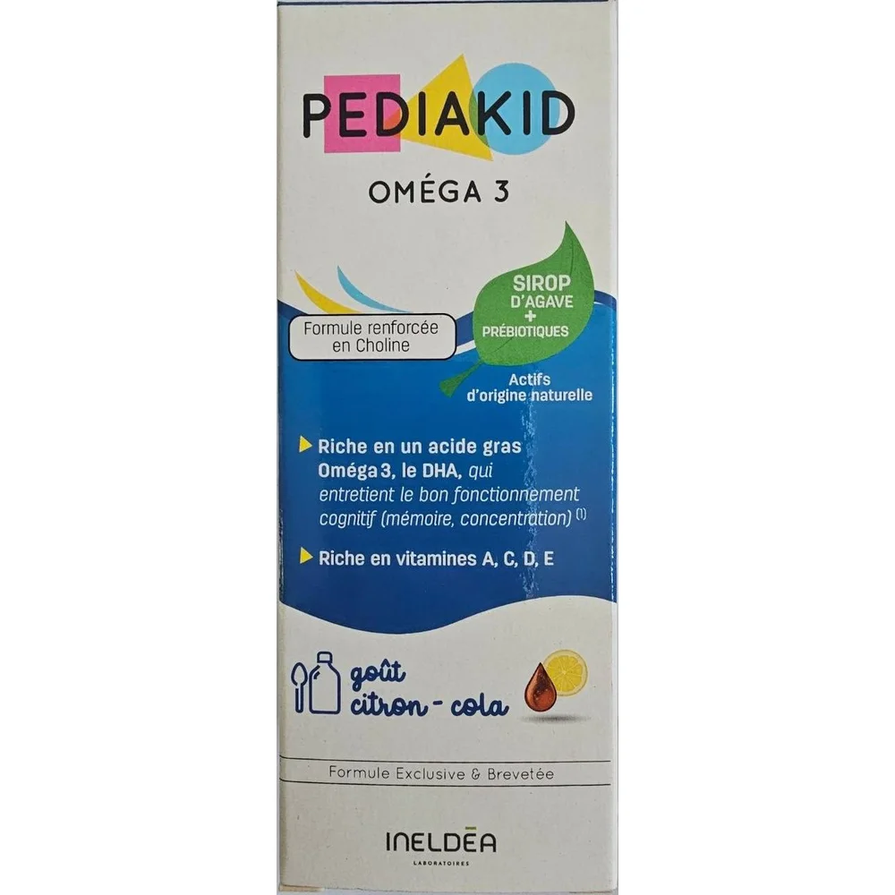 Pediakid Omega 3 — available at pharmacies in Cambodia on PharmKulen