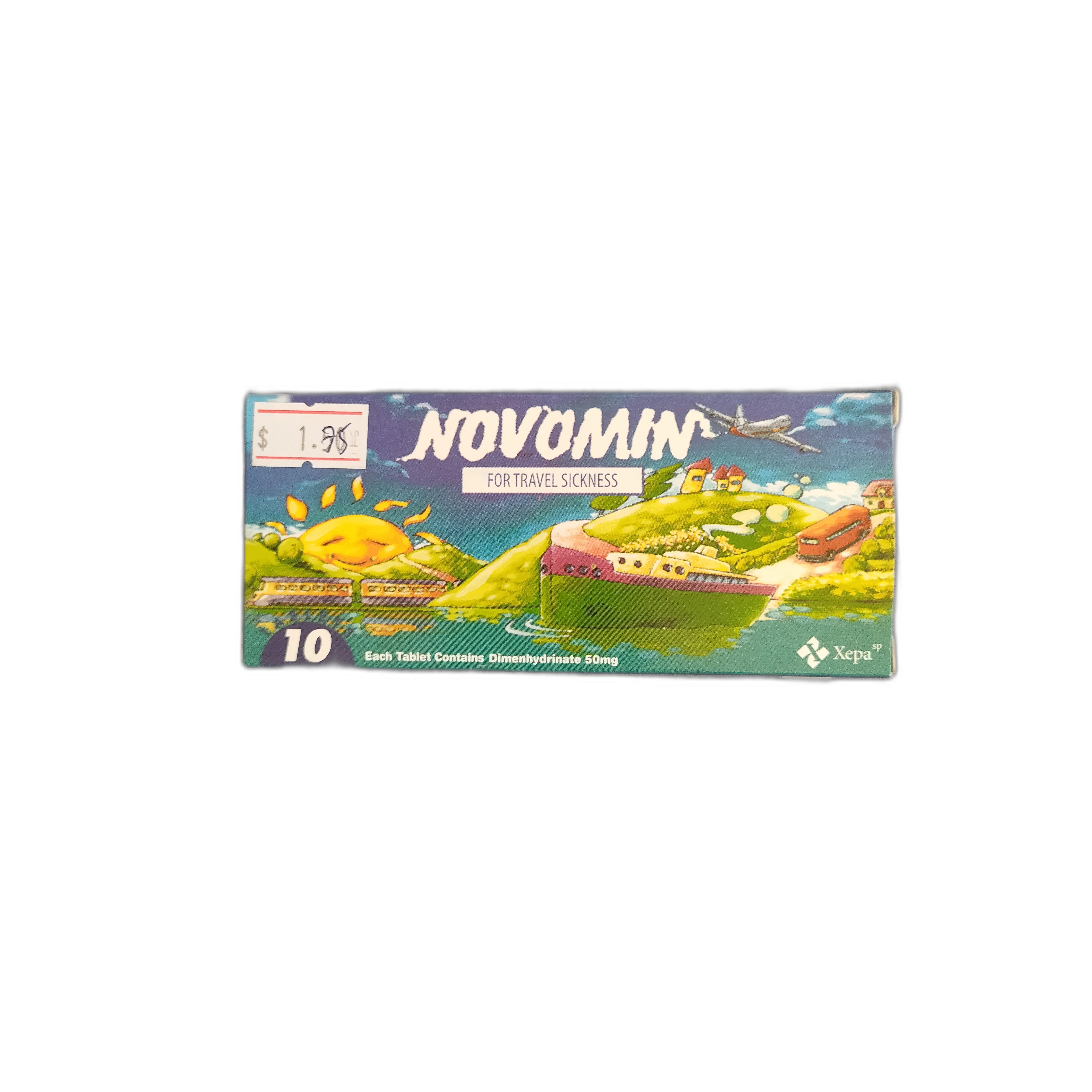 Novomin — available at pharmacies in Cambodia on PharmKulen