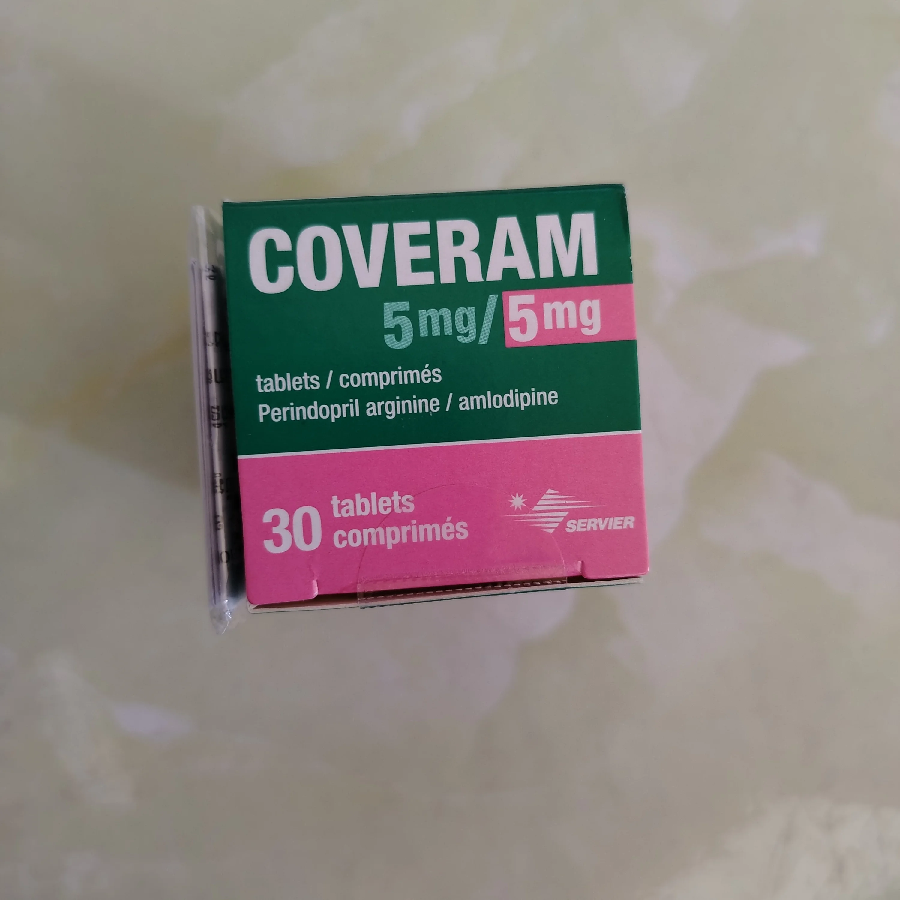 Coveram 5mg/5mg — available at pharmacies in Cambodia on PharmKulen