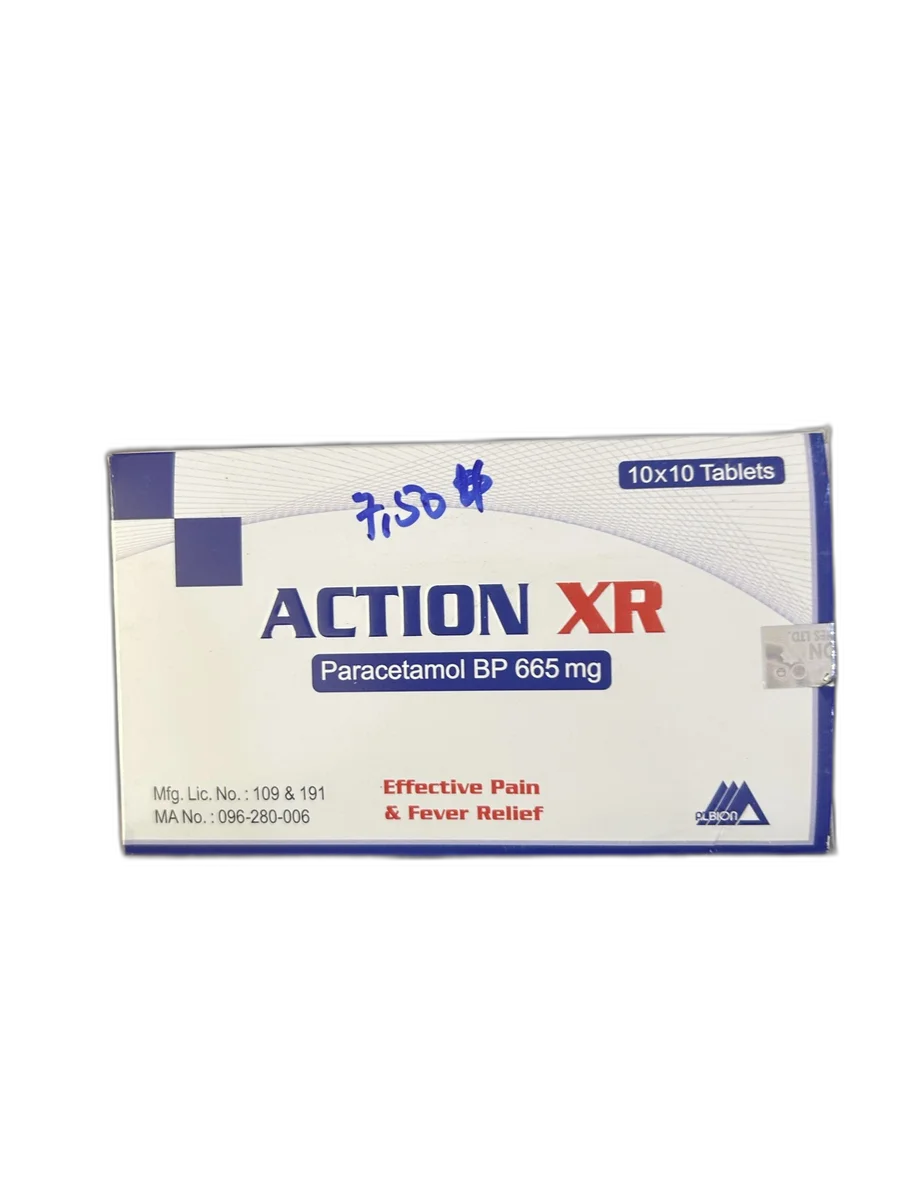 ACTION XR 665 mg — available at pharmacies in Cambodia on PharmKulen